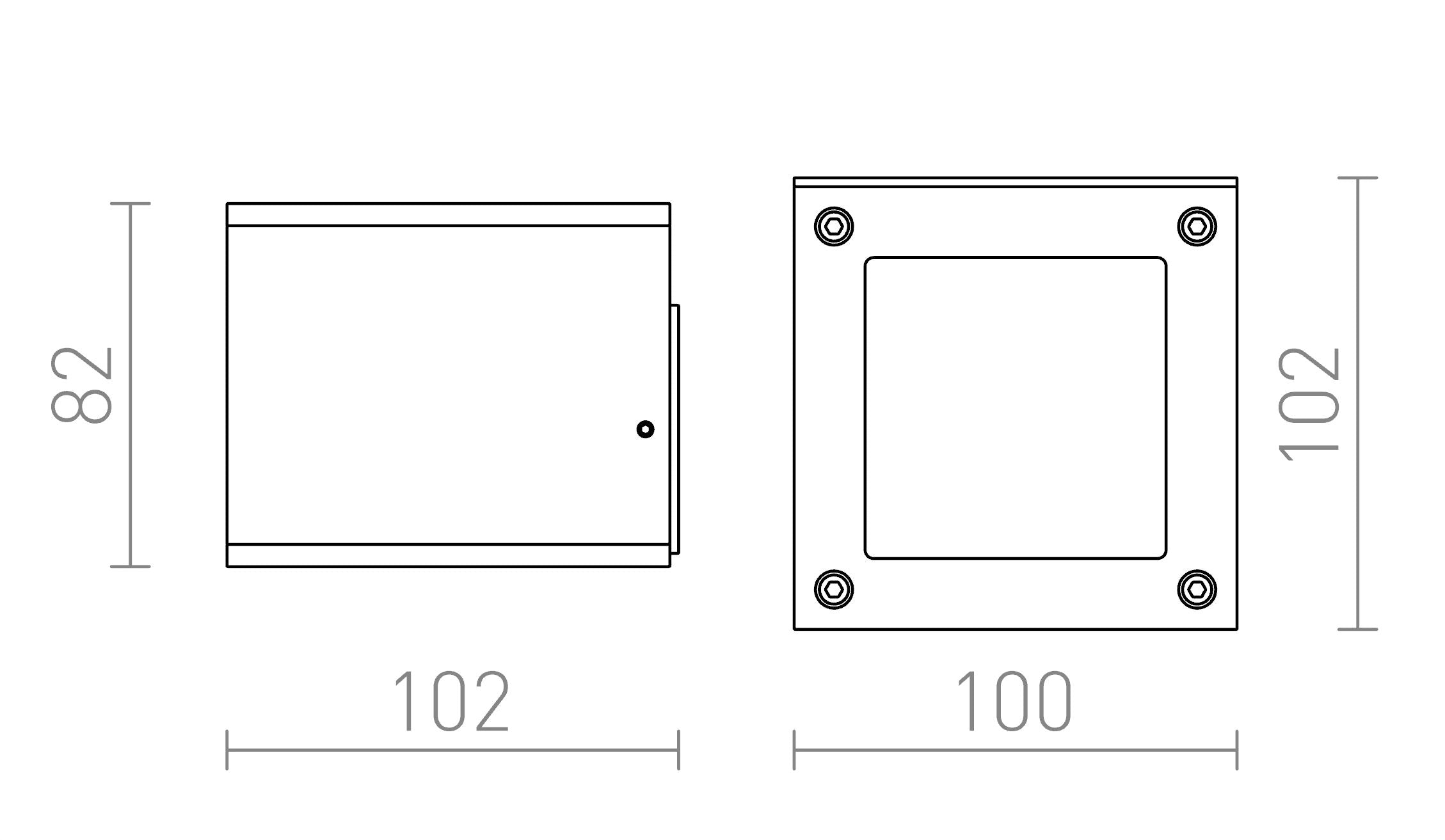 BIBI Επιτοίχιος λαμπτήρας - Product sketch