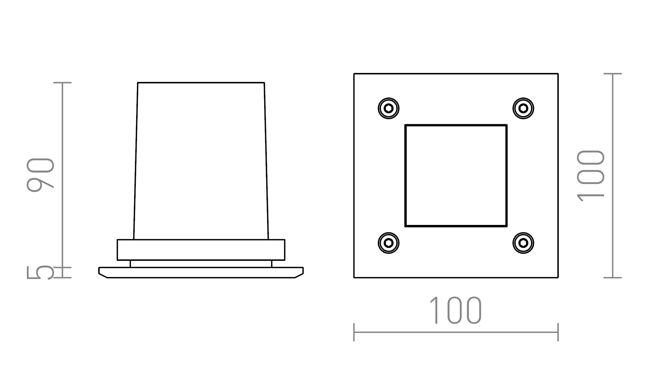 ORBU SQ - Product sketch