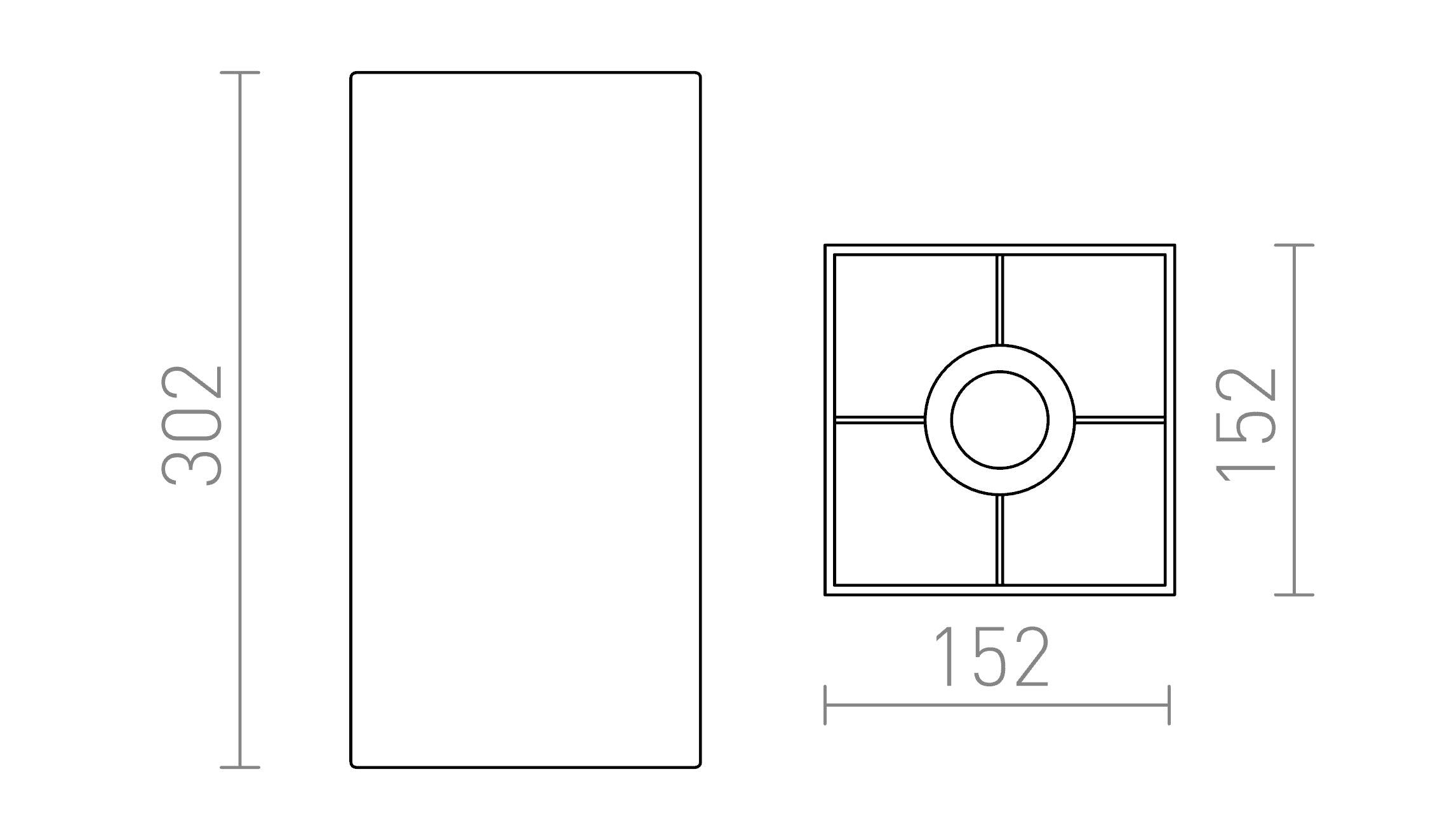 TEMPO 15/30 abat-jour - Product sketch