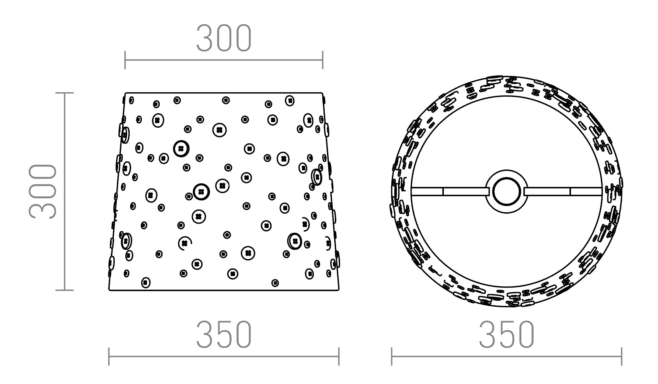 DELISA 35/30 pantalla - Product sketch