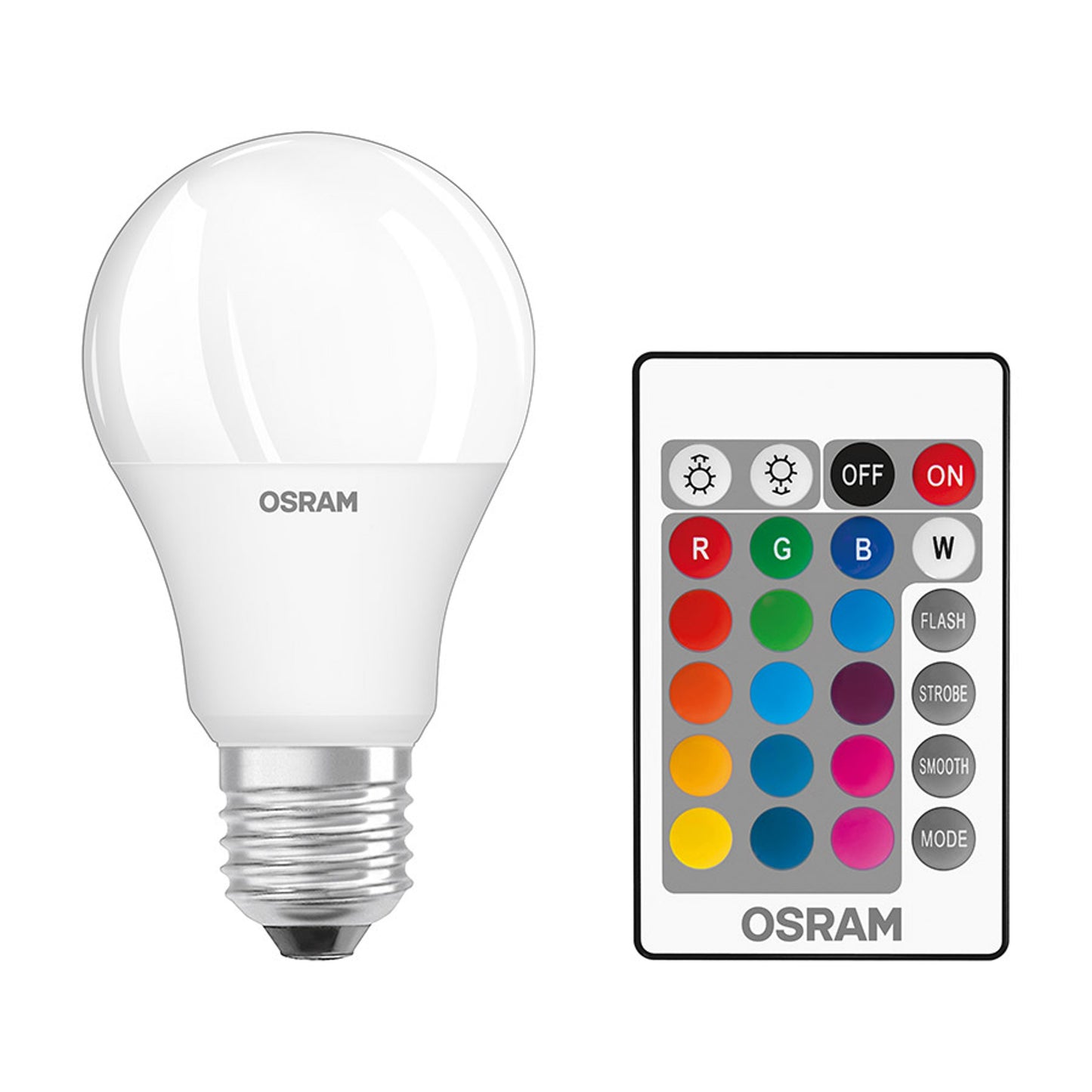 RENDL light source OSRAM RGBW Classic A matte 230V E27 LED EQ60 2700K G13579 1