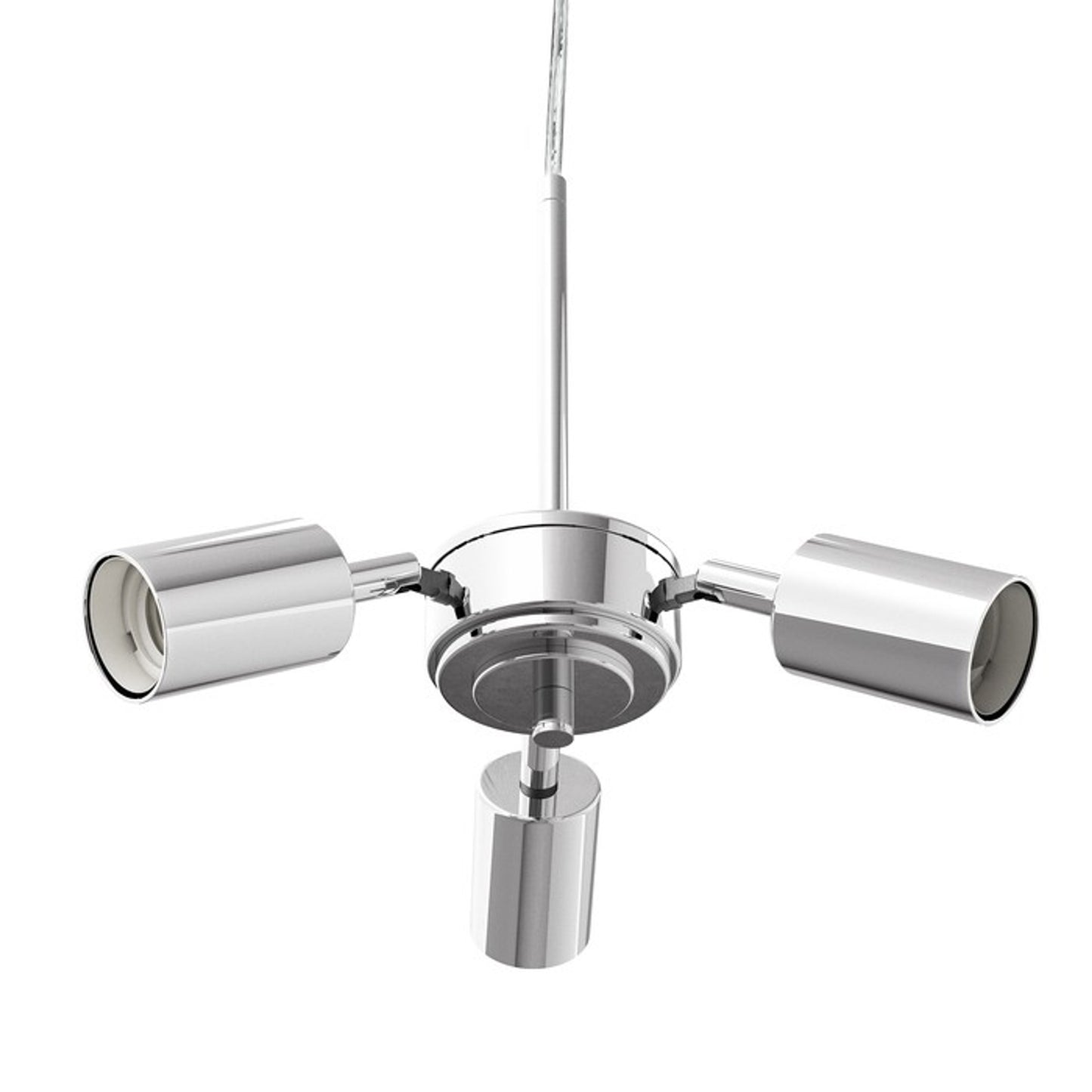 RENDL shades, shade bases, pendent sets TRIX pendant set chrome 230V LED E27 3x15W R10615 1