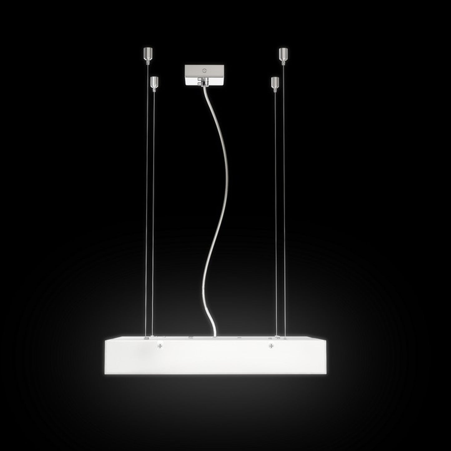RENDL Outlet STRUCTURAL 40x40 pendant satinated glass 230V 2G11 2x24W R10629 3