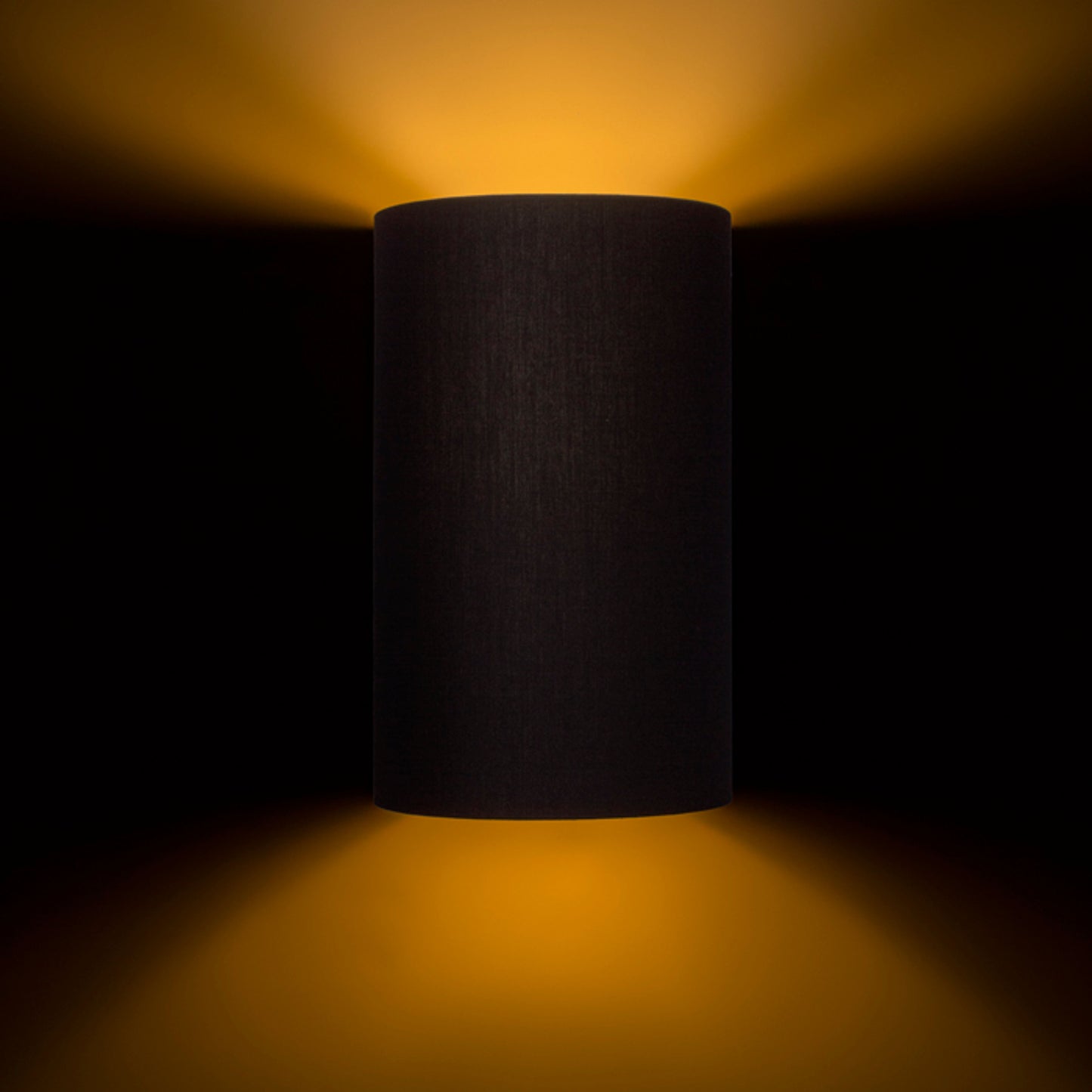 RENDL wall lamp RON W 15/25 wall Polycotton black/golden foil 230V LED E27 15W R11464 4
