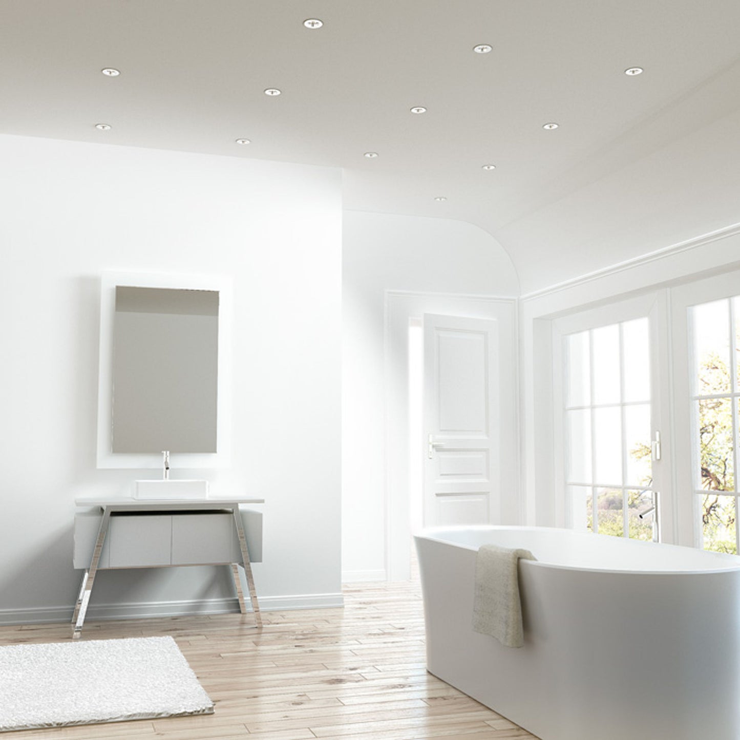 RENDL recessed light RINO recessed without cover 230V LED 10W 36° IP65 3000K R11682 5