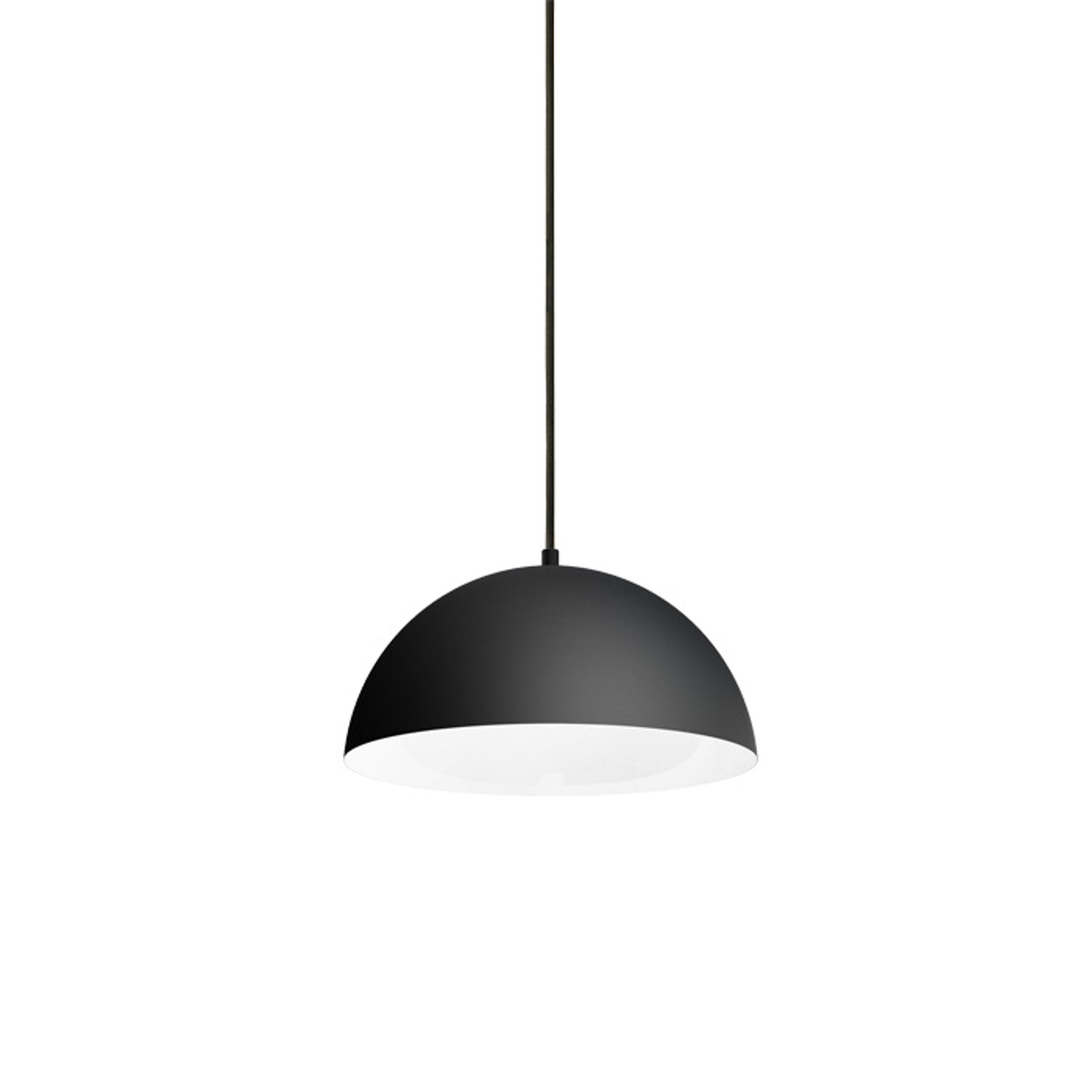 RENDL pendant lamp MONROE 30 pendant matte black/white  230V LED E27 11W R11700 2