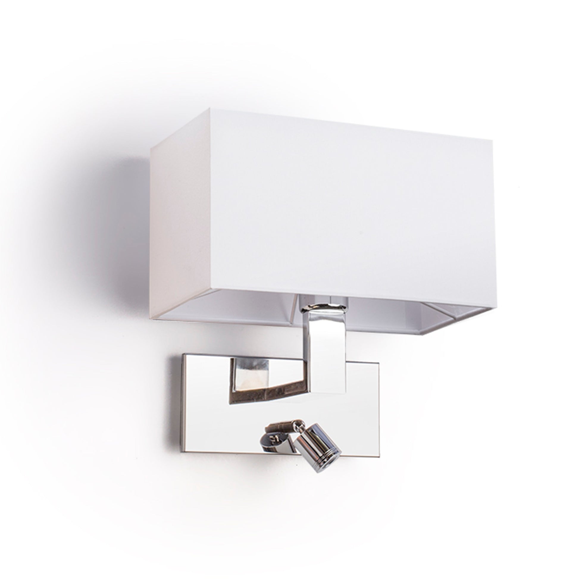 RENDL wall lamp PLAZA wall with LED white chrome 230V LED E27 LED 15+3W  3000K R11982 1