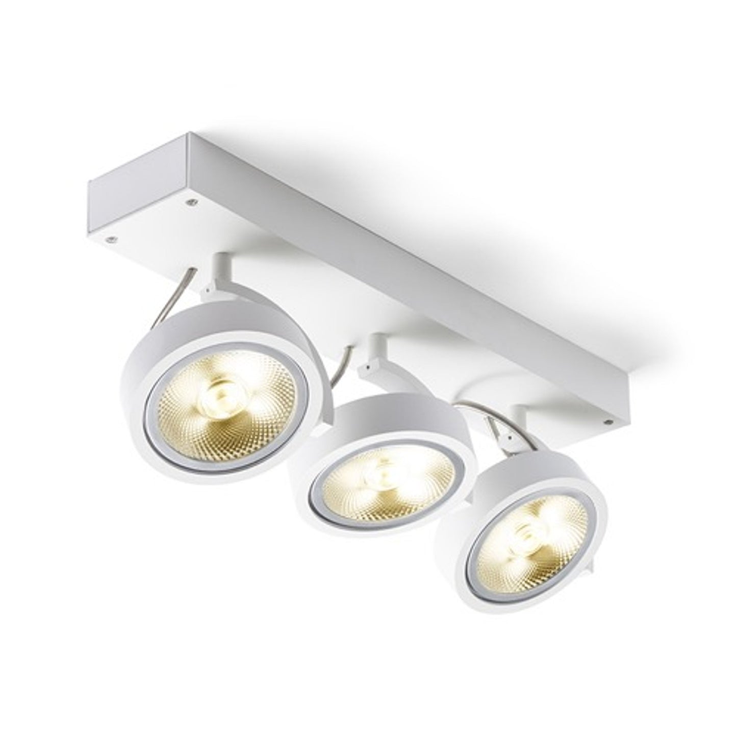 RENDL Outlet KELLY III wall white 230V LED G53 3x15W R12329 1