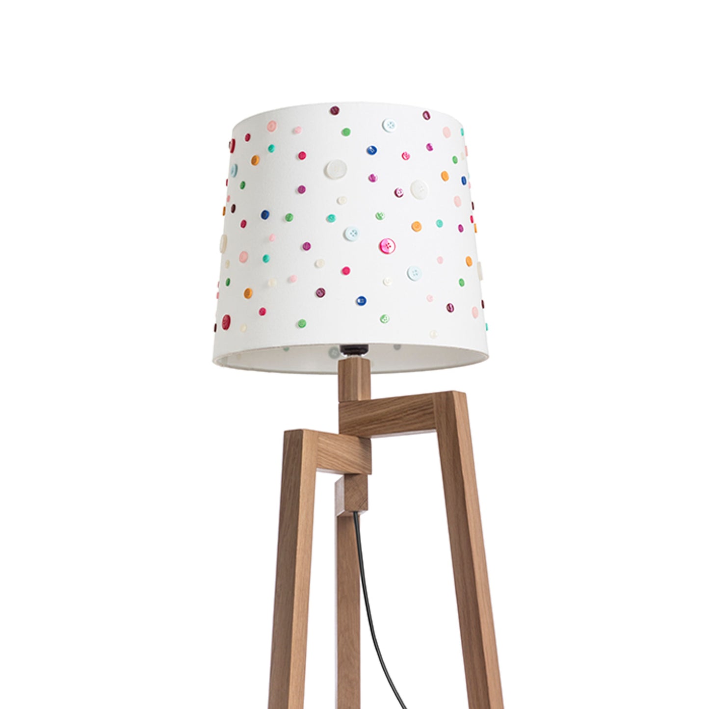 RENDL shades, shade bases, pendent sets DELISA 35/30 shade white buttons max. 28W R12389 11