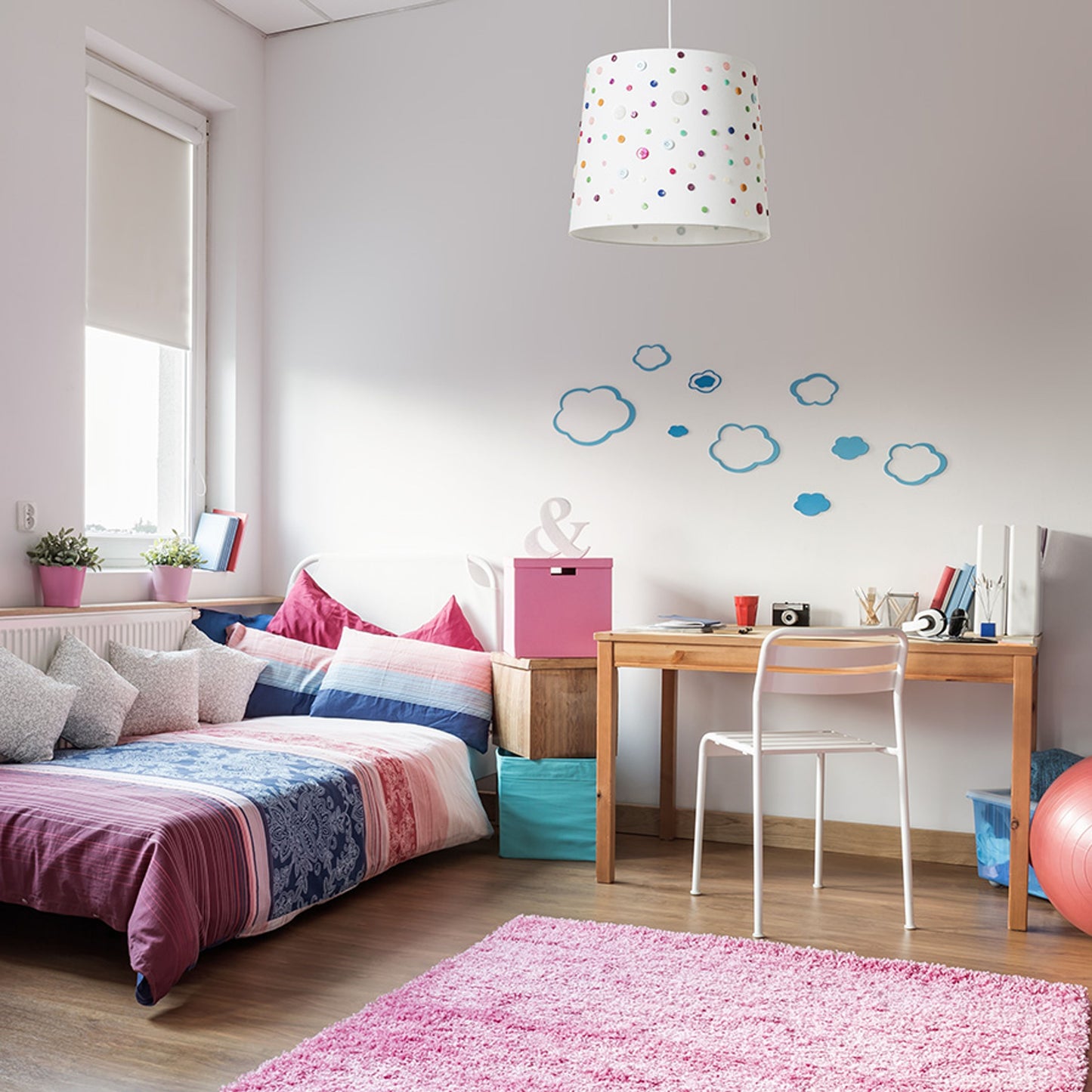 RENDL shades, shade bases, pendent sets DELISA 35/30 shade white buttons max. 28W R12389 2
