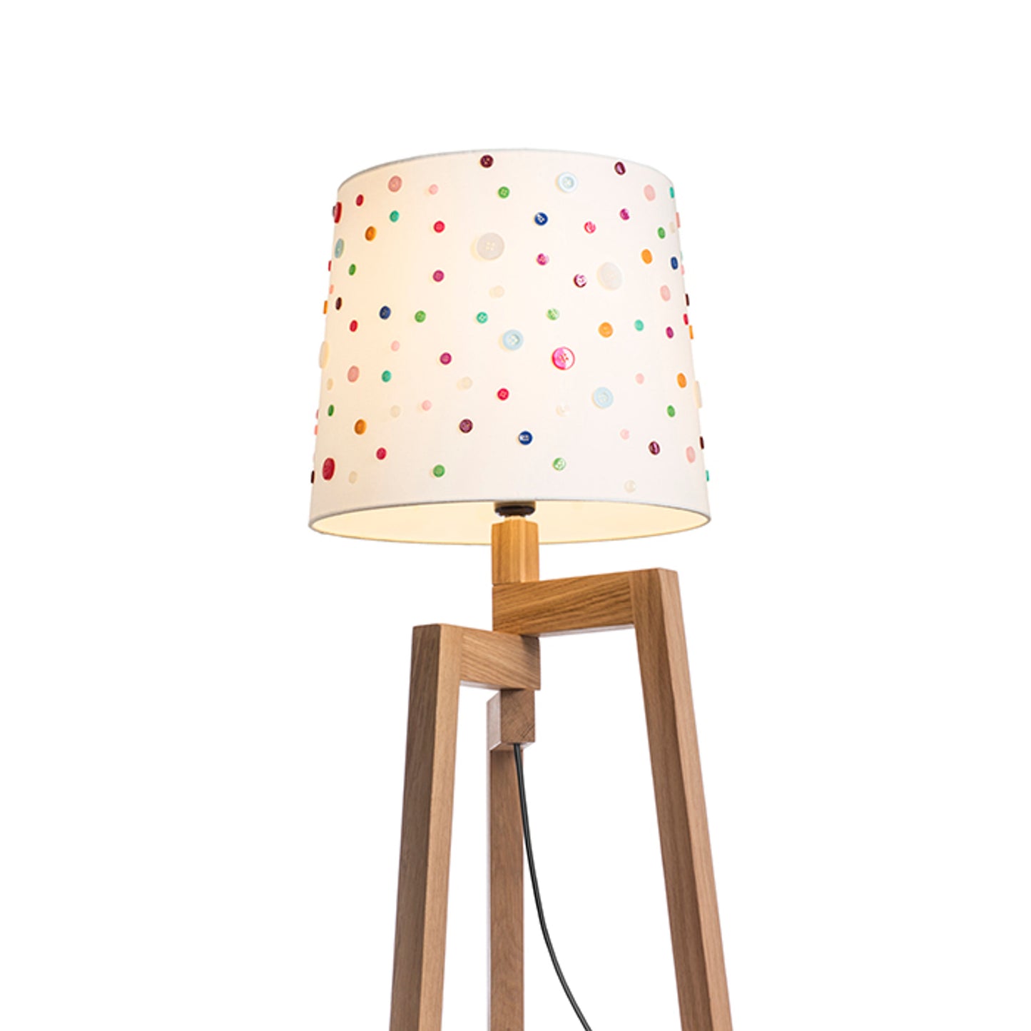 RENDL shades, shade bases, pendent sets DELISA 35/30 shade white buttons max. 28W R12389 8