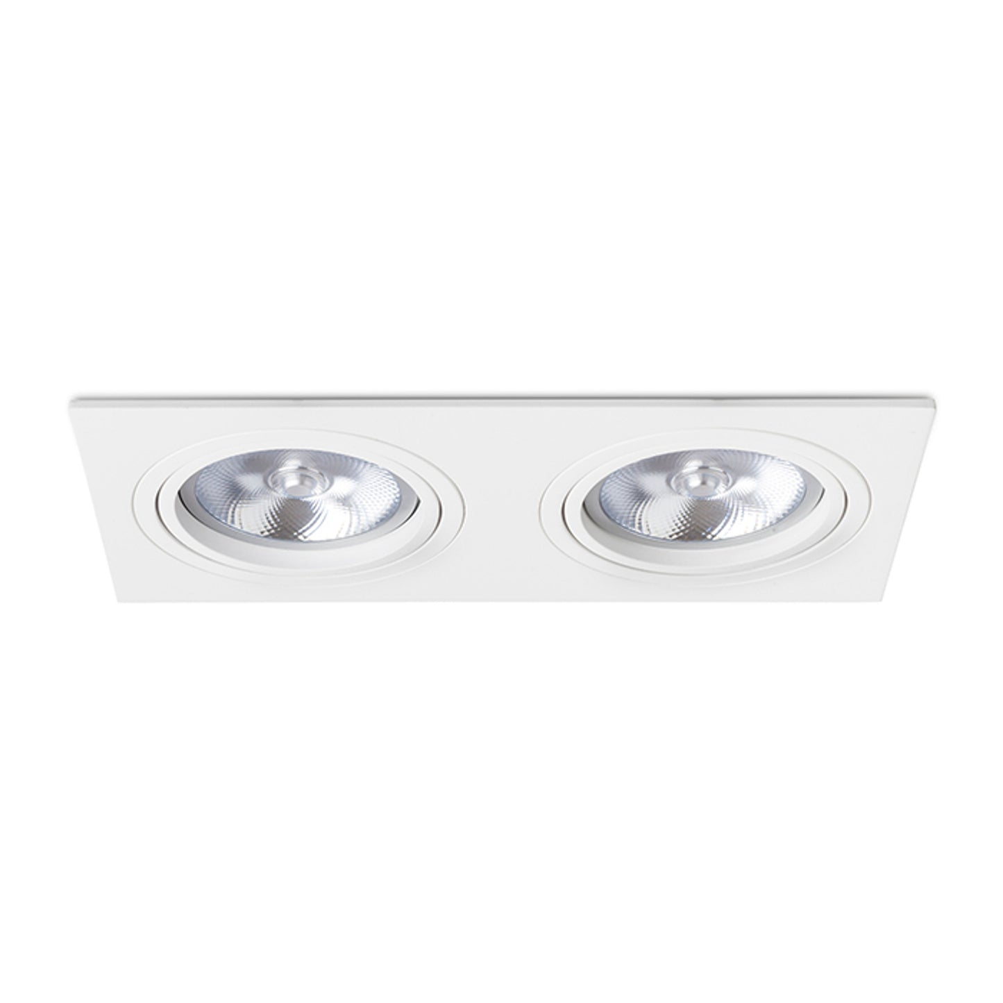 RENDL recessed light PASADENA G53 SQ II white 230V LED G53 2x15W R12703 7
