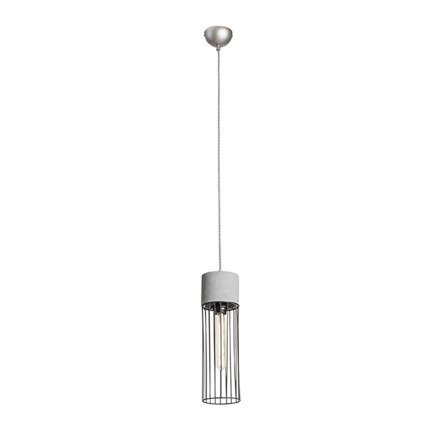 RENDL pendant lamp BURTON pendant concrete 230V LED E27 11W R12931 1