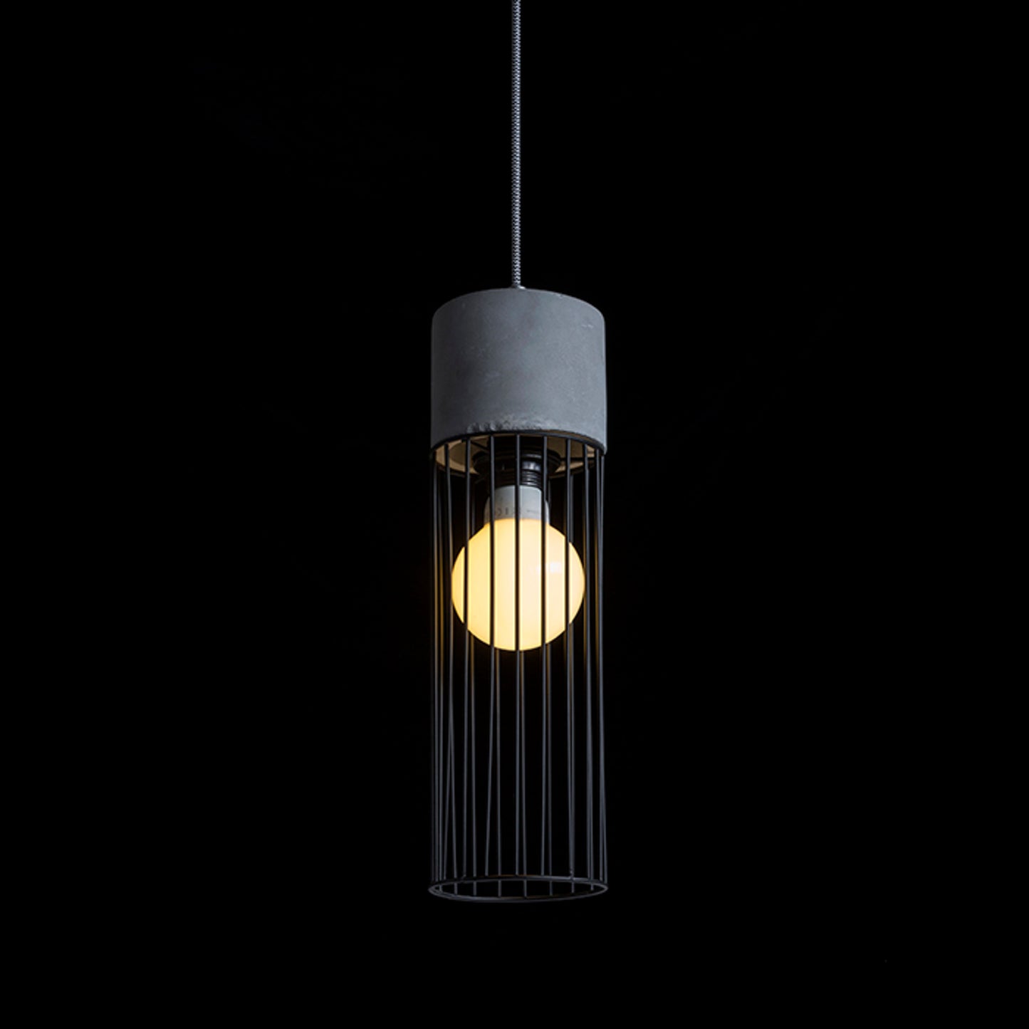 RENDL pendant lamp BURTON pendant concrete 230V LED E27 11W R12931 2
