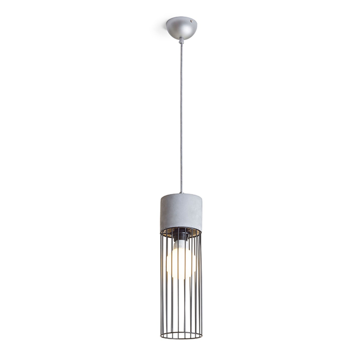 RENDL pendant lamp BURTON pendant concrete 230V LED E27 11W R12931 4