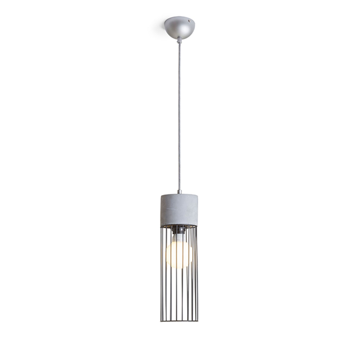 RENDL pendant lamp BURTON pendant concrete 230V LED E27 11W R12931 5