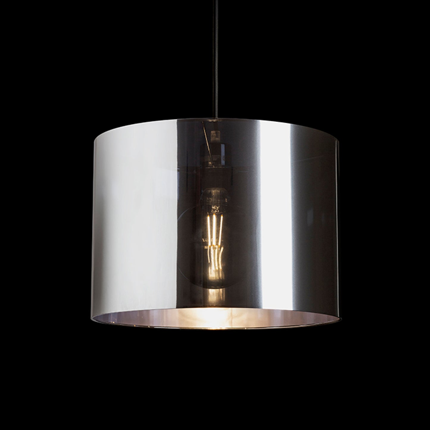 RENDL pendant lamp FANCY 35/25 pendant chrome foil 230V LED E27 15W R13418 3