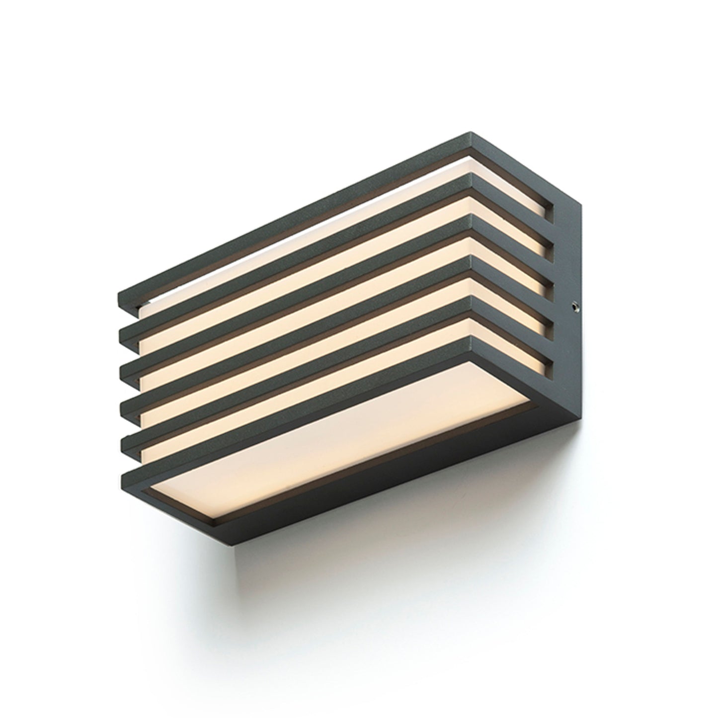 RENDL outdoor lamp CLAIRE 21 wall anthracite grey frosted acrylic 230V LED 9W IP54 3000K R13565 1