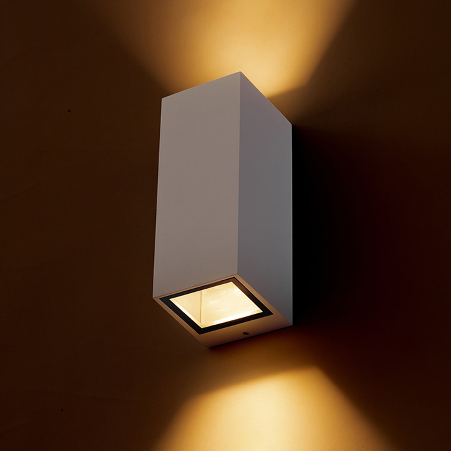 RENDL outdoor lamp DESMOND II wall white 230V LED GU10 2x8W IP44 R13609 2