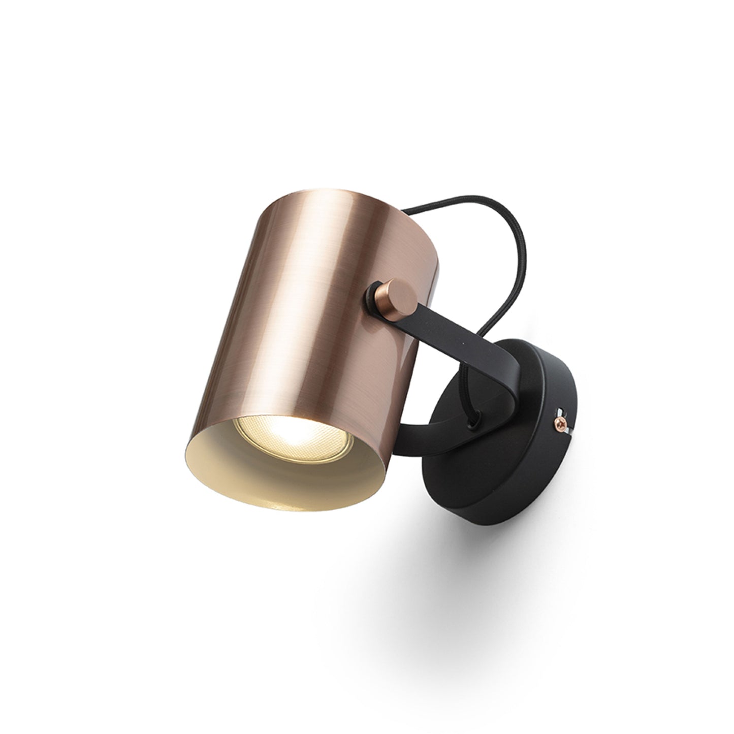 RENDL spotlight HAREN surface mounted copper/black 230V LED E27 15W R13612 1