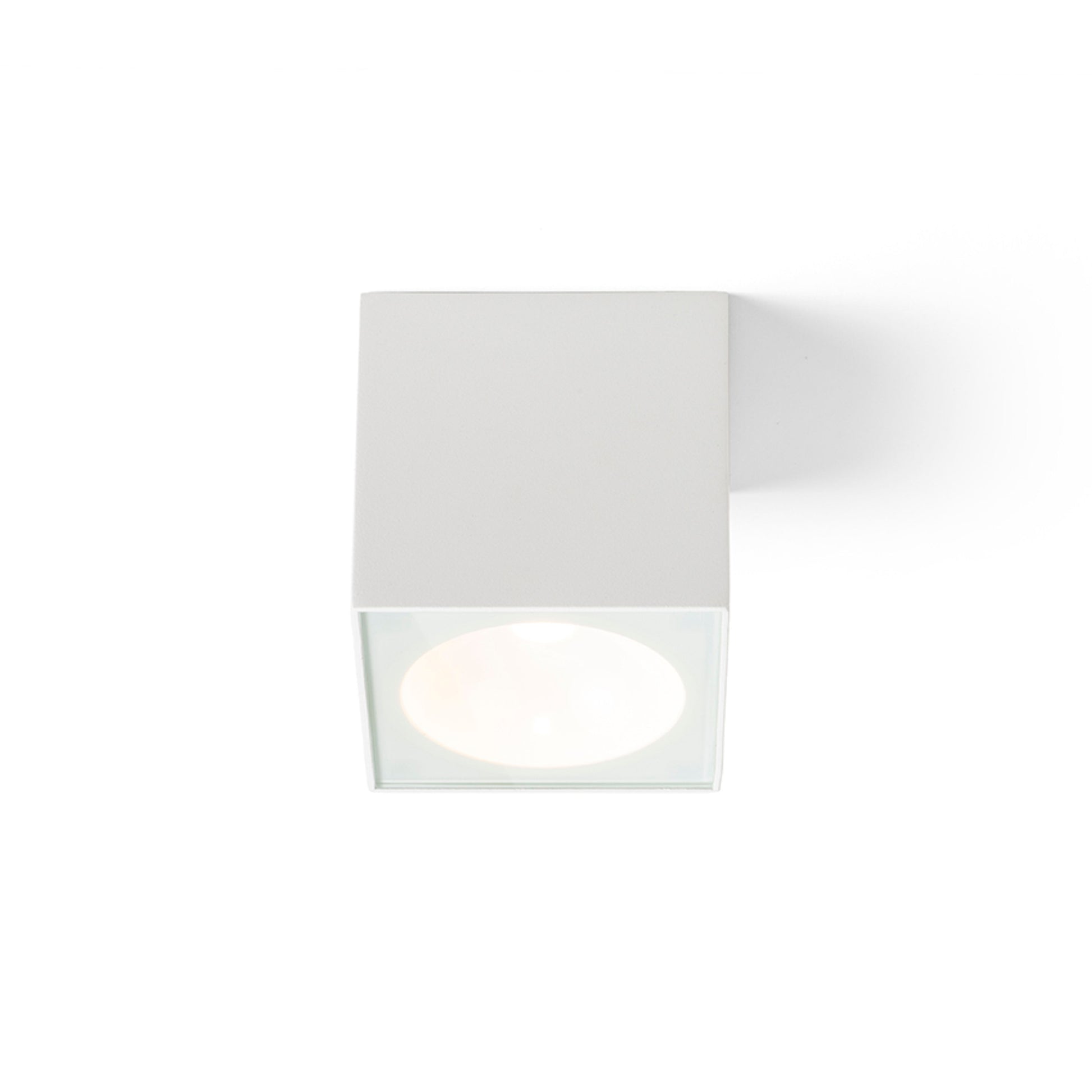 RENDL outdoor lamp SENZA SQ ceiling white clear glass 230V LED 6W IP65  3000K R13624 4