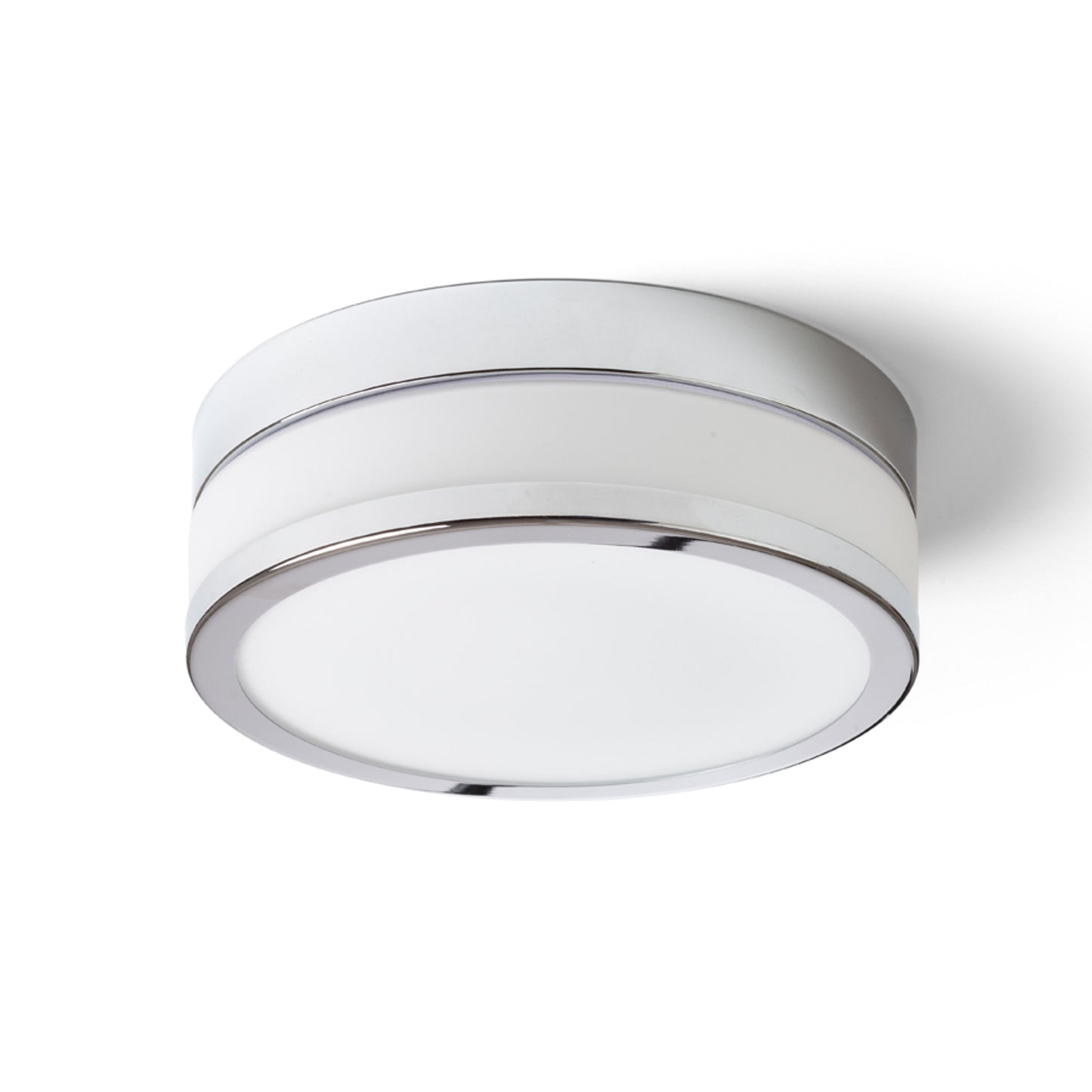 RENDL surface mounted lamp CIRA LED 23 ceiling opal-colored glass/chrome 230V LED 12W IP44 3000K R13742 2