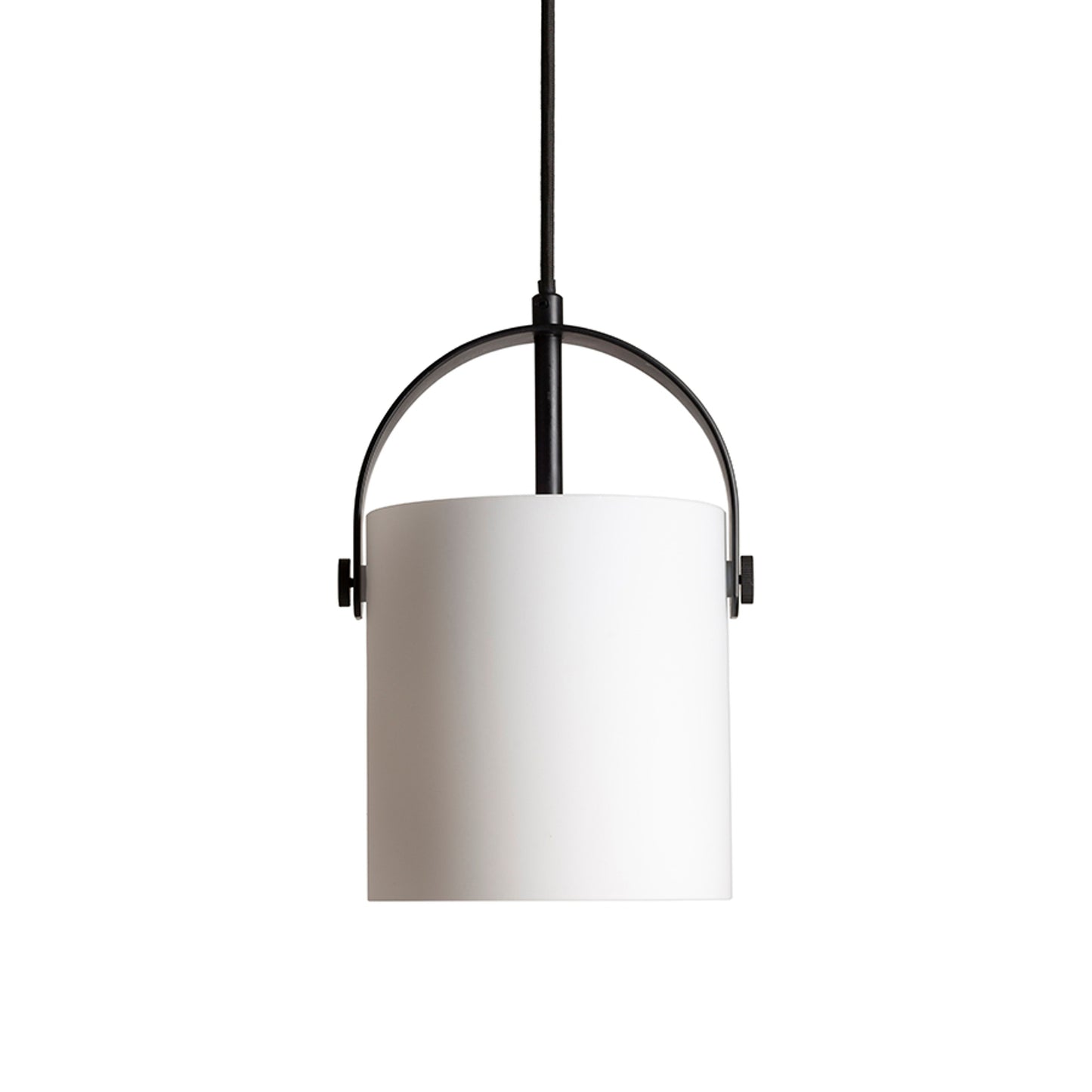 RENDL pendant lamp JULIETTA 16 pendant opal-colored glass/black 230V LED E27 15W R13752 6