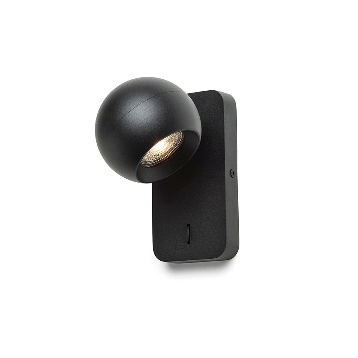 RENDL spotlight SIENA wall black 230V LED GU10 9W R13762 1