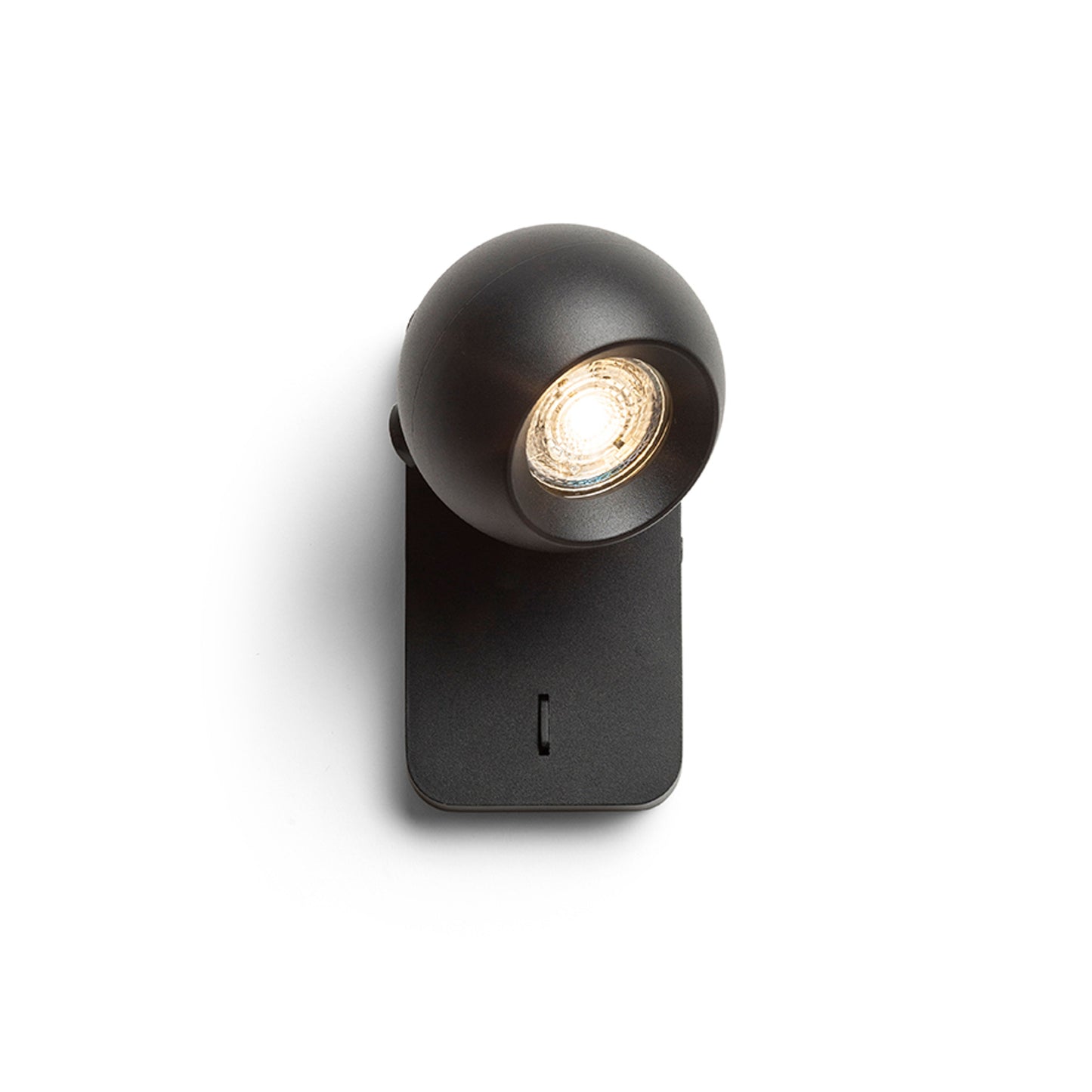 RENDL spotlight SIENA wall black 230V LED GU10 9W R13762 2