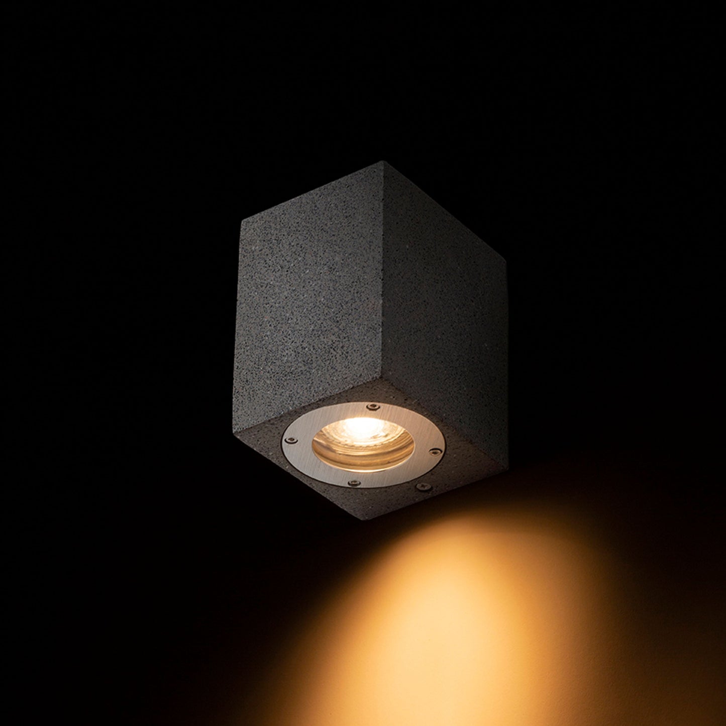 RENDL outdoor lamp KANE I wall concrete/dark granite 230V LED GU10 5W IP65 R13793 3