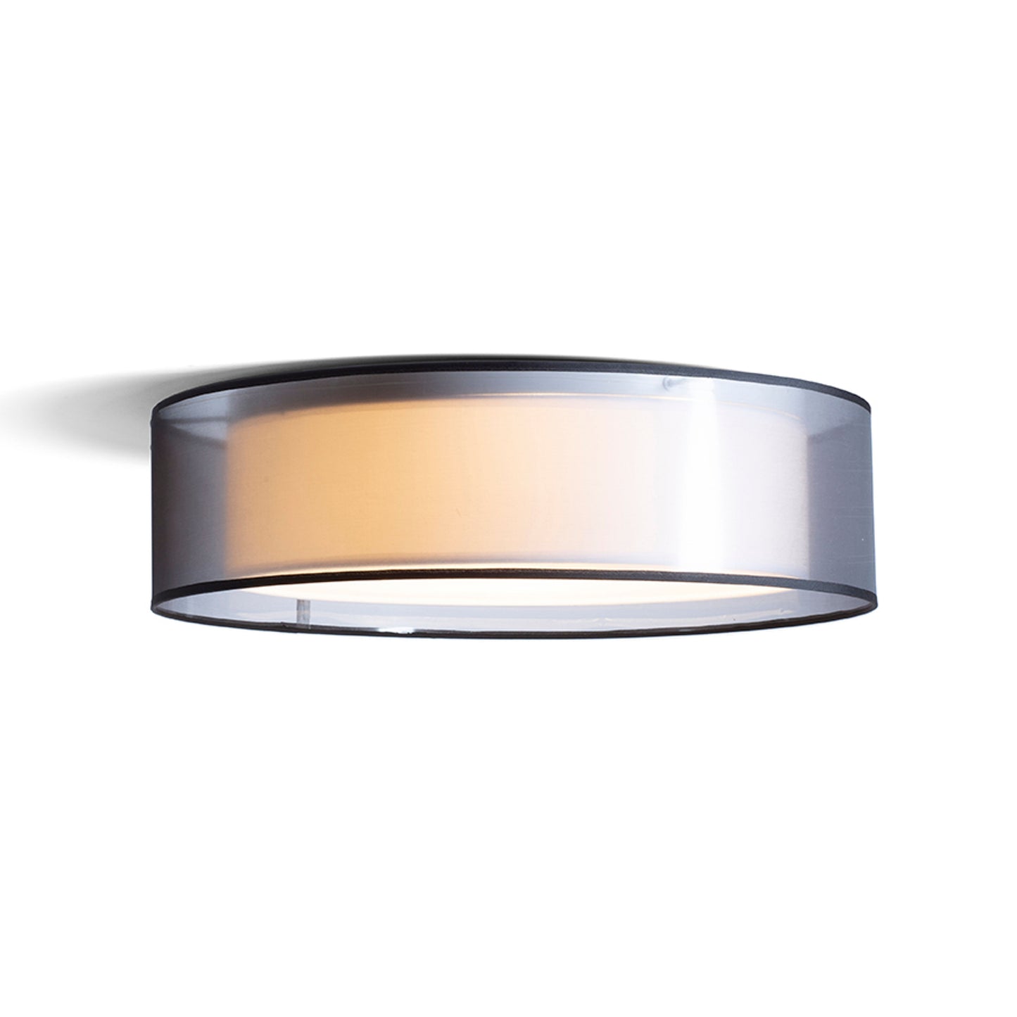 RENDL surface mounted lamp OTIS 60 ceiling transparent black/white 230V LED E27 4x15W R13808 2