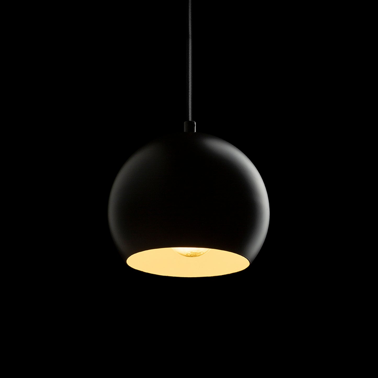 RENDL pendant lamp AGNETA pendant black 230V LED E27 11W R13898 3