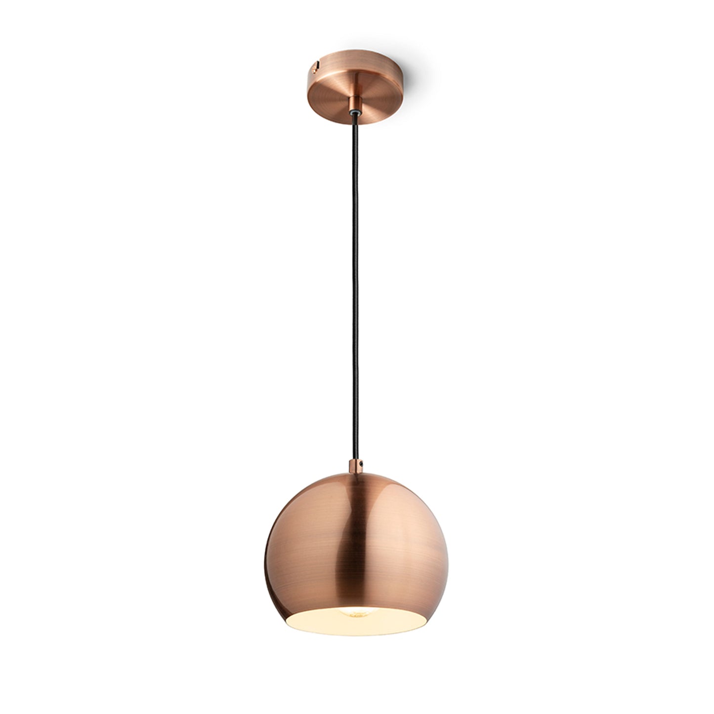 RENDL pendant lamp AGNETA pendant brushed copper 230V LED E27 11W R13900 1