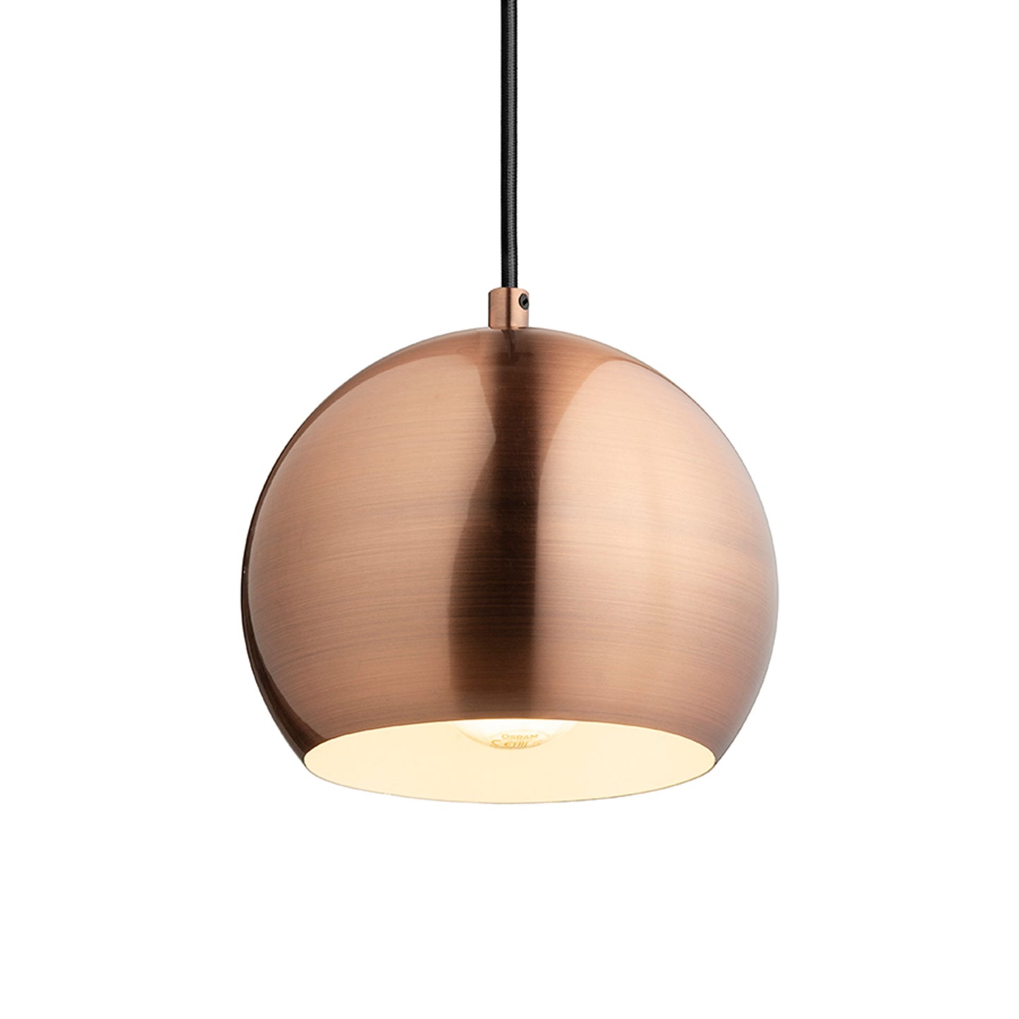 RENDL pendant lamp AGNETA pendant brushed copper 230V LED E27 11W R13900 3