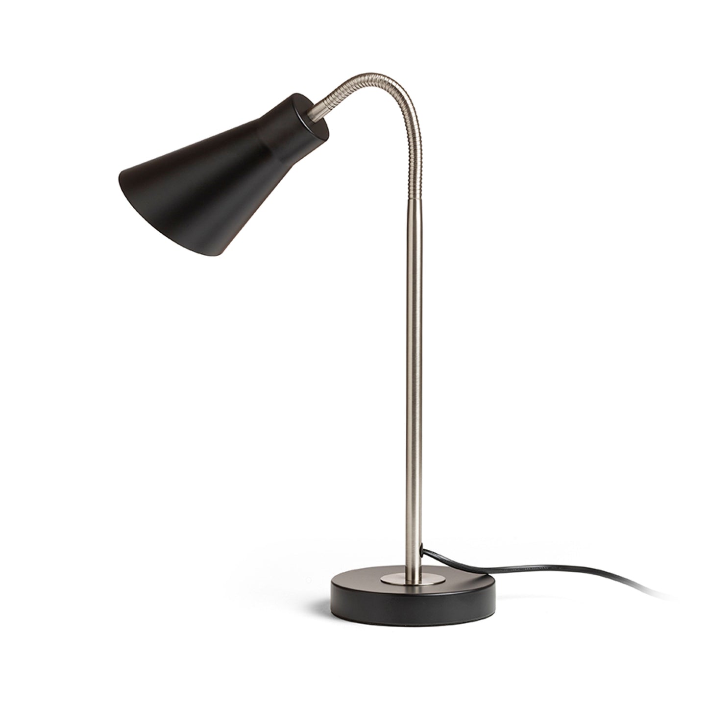 RENDL table lamp ANIKA table matte black matt nickel 230V LED E27 15W R13906 3