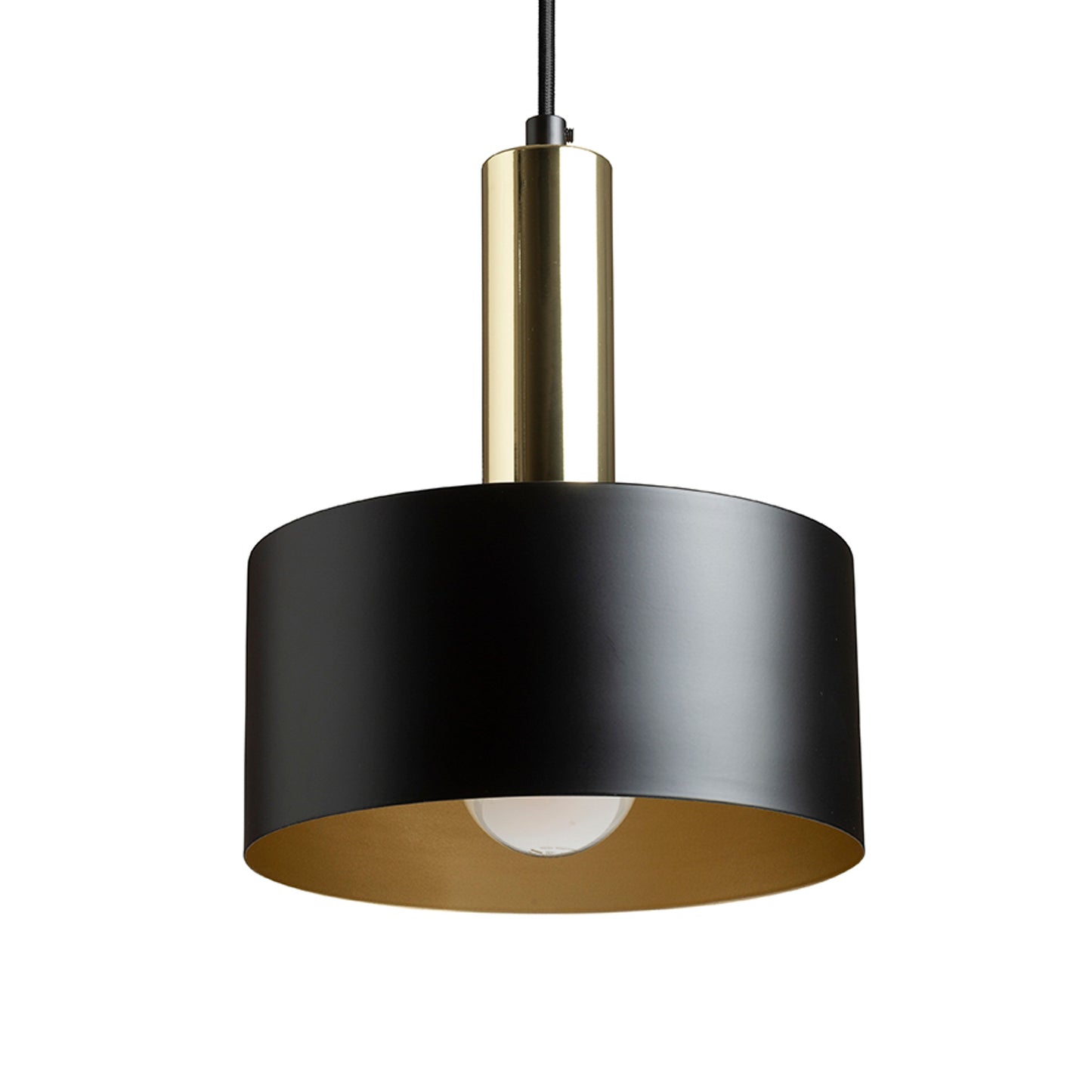 RENDL pendant lamp GIULIA 20 pendant black/gold brown brass 230V LED E27 15W R13911 4