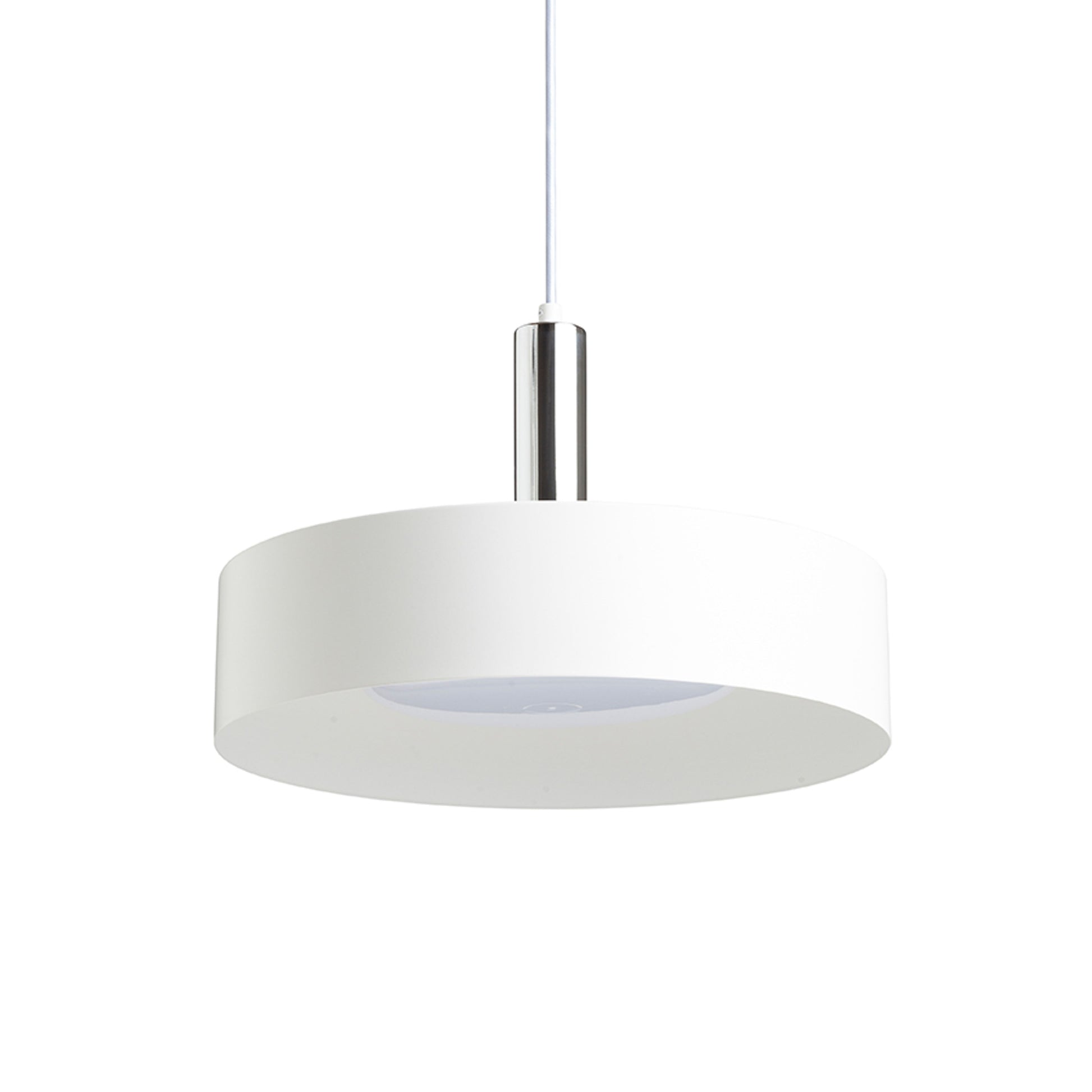 RENDL pendant lamp GIULIA 40 pendant white chrome 230V LED E27 30W R13912 4