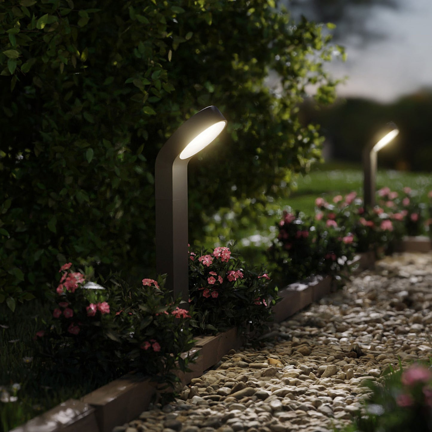 RENDL outdoor lamp ELIA floor anthracite grey 230V LED 9W IP44 3000K R13932 4