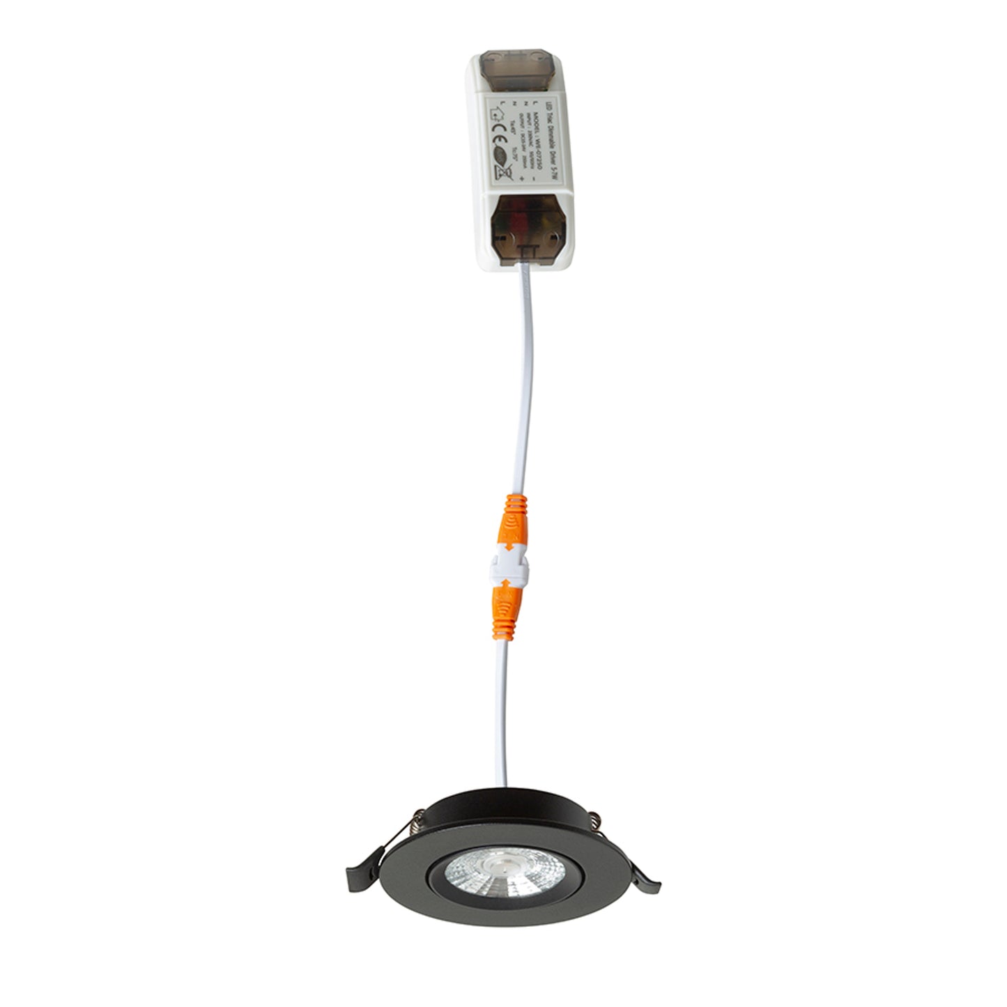 RENDL recessed light NEFRIT DIMM recessed black 230V LED 6W 36° 3000K R14235 5