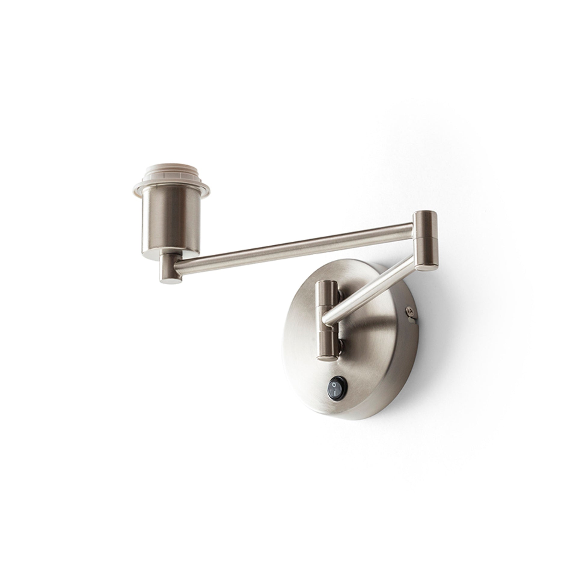 RENDL shades, shade bases, pendent sets AVENIDA wall base  matt nickel 230V LED E27 11W R14376 2