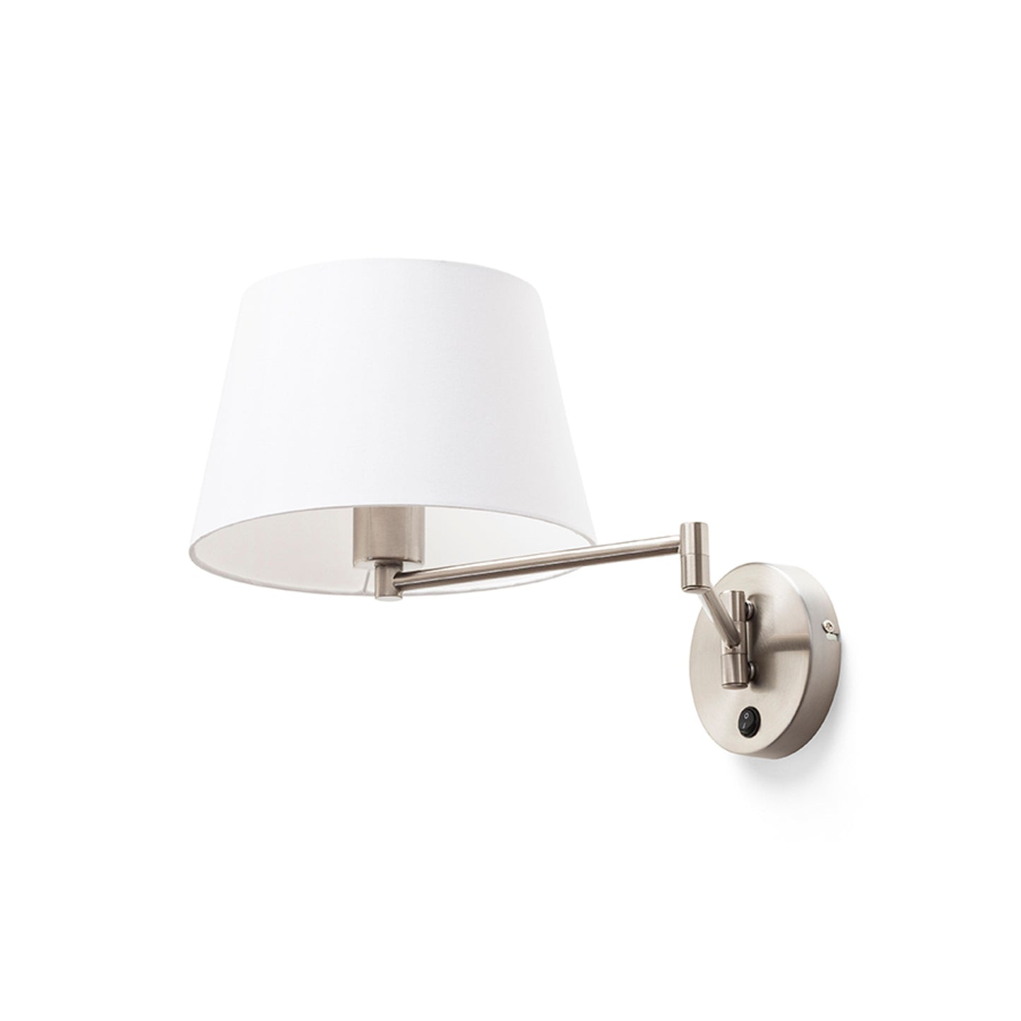 RENDL shades, shade bases, pendent sets AVENIDA wall base matt nickel 230V LED E27 11W R14376 3