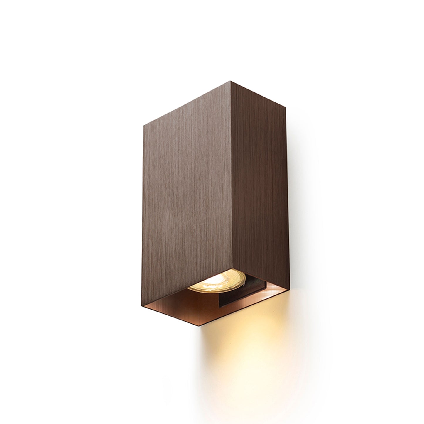 RENDL wall lamp CAPRI RC wall brushed bronze 230V LED GU10 2x9W R14418 2