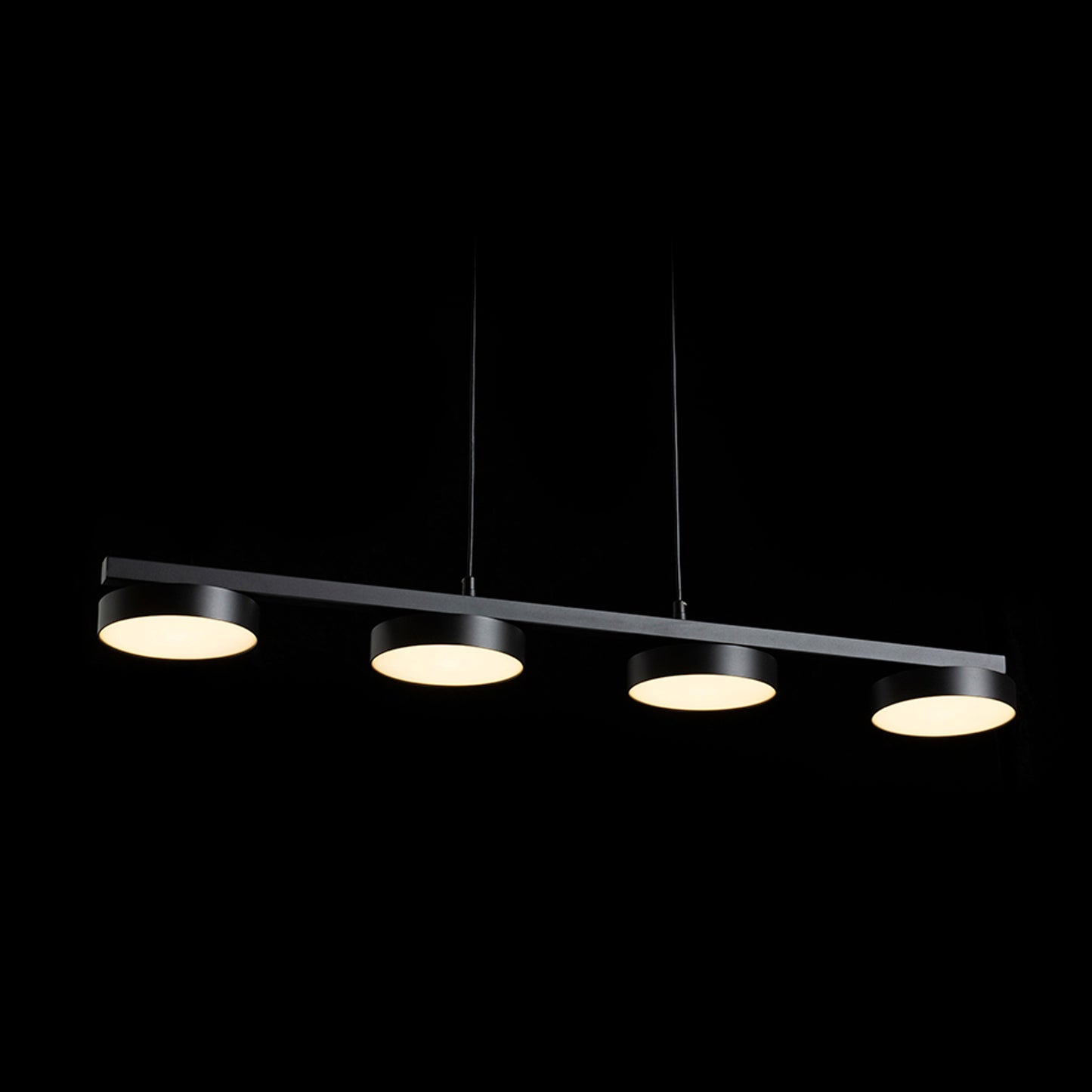 RENDL pendant lamp ARETHA IV pendant black 230V LED 4x12W 3000K R14424 5