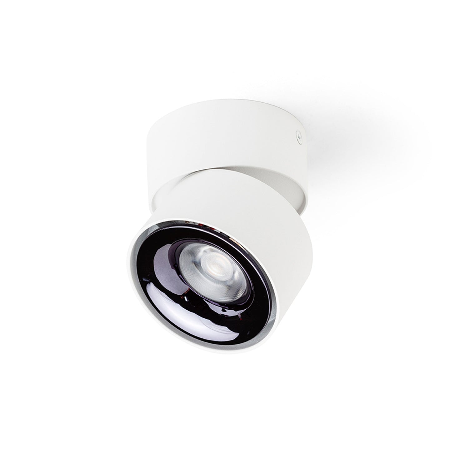 RENDL surface mounted lamp ALBANO surface mounted white black chrome 230V LED 5W 3000K R14425 1