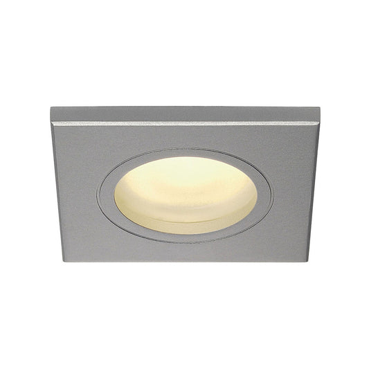 RENDL Outlet DOLIX OUT SQ recessed silver grey 230V GU10 35W IP44  111144 1