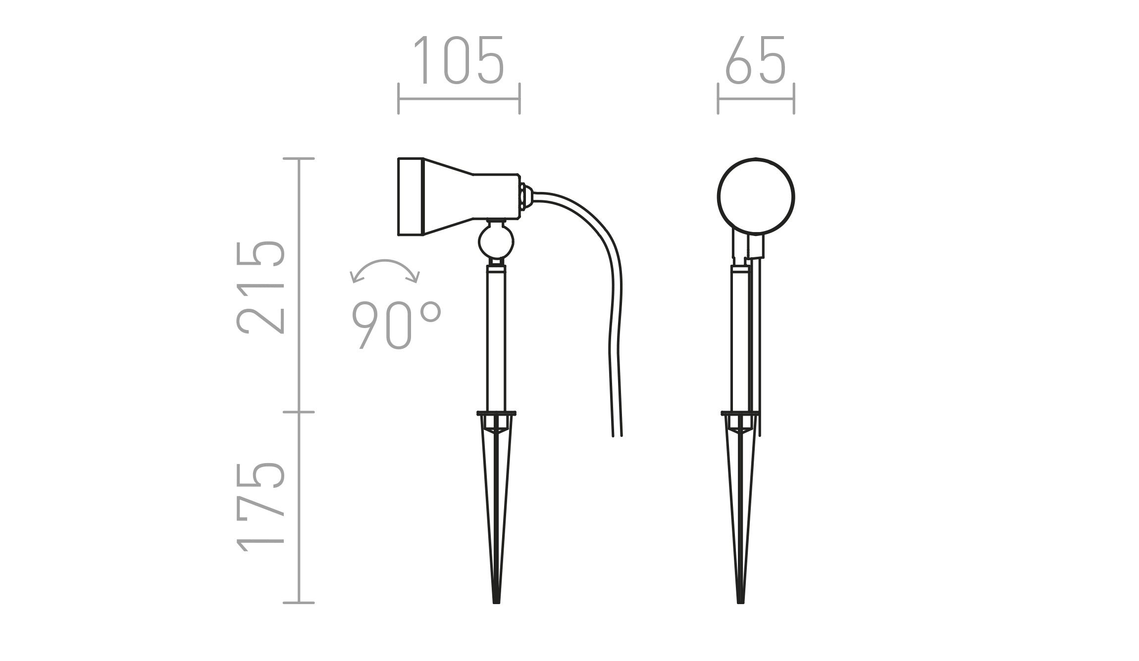 DIREZZA AVEC PIQUET - Product sketch