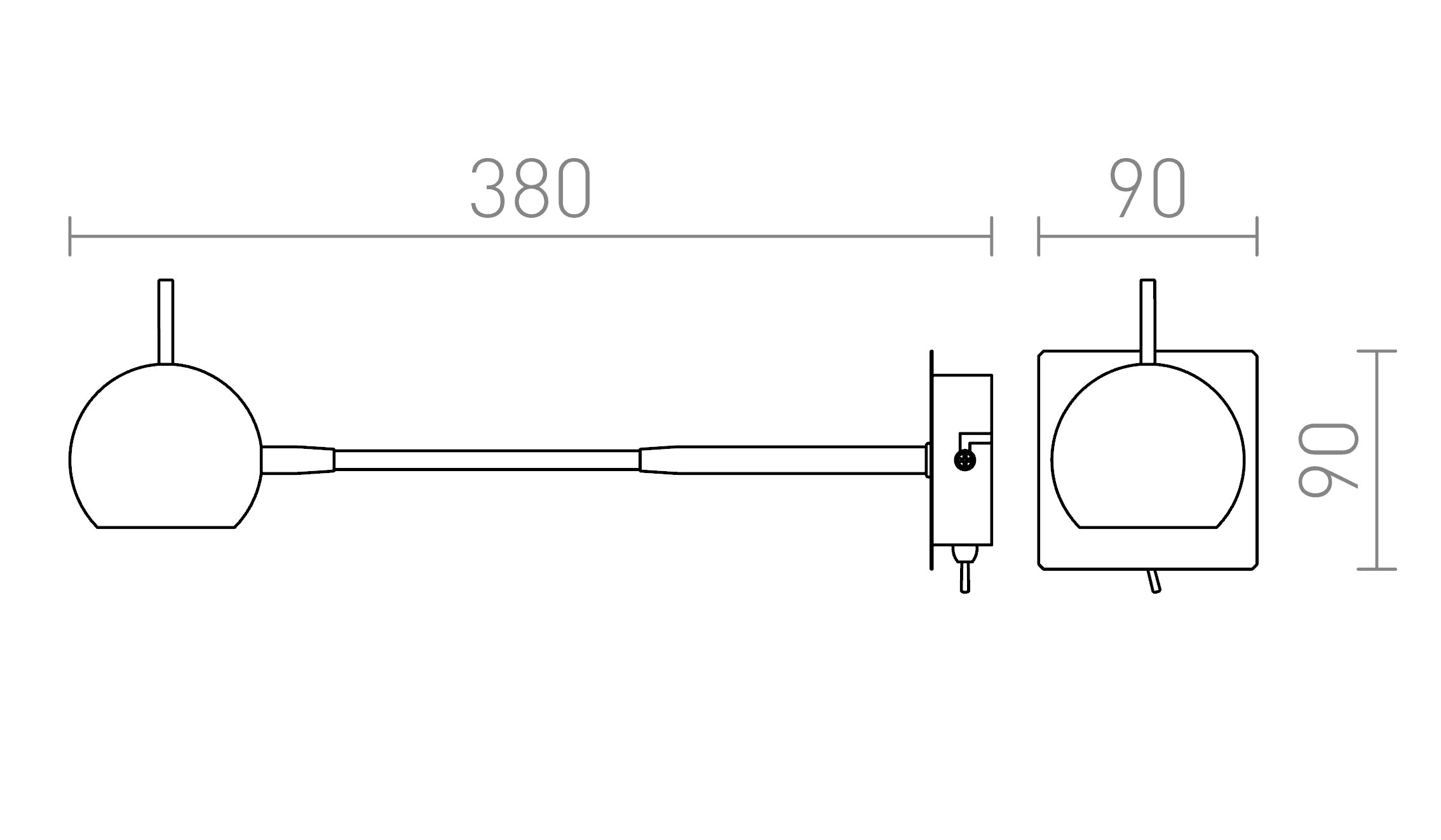 GLOSSY À COL DE CYGNE - Product sketch