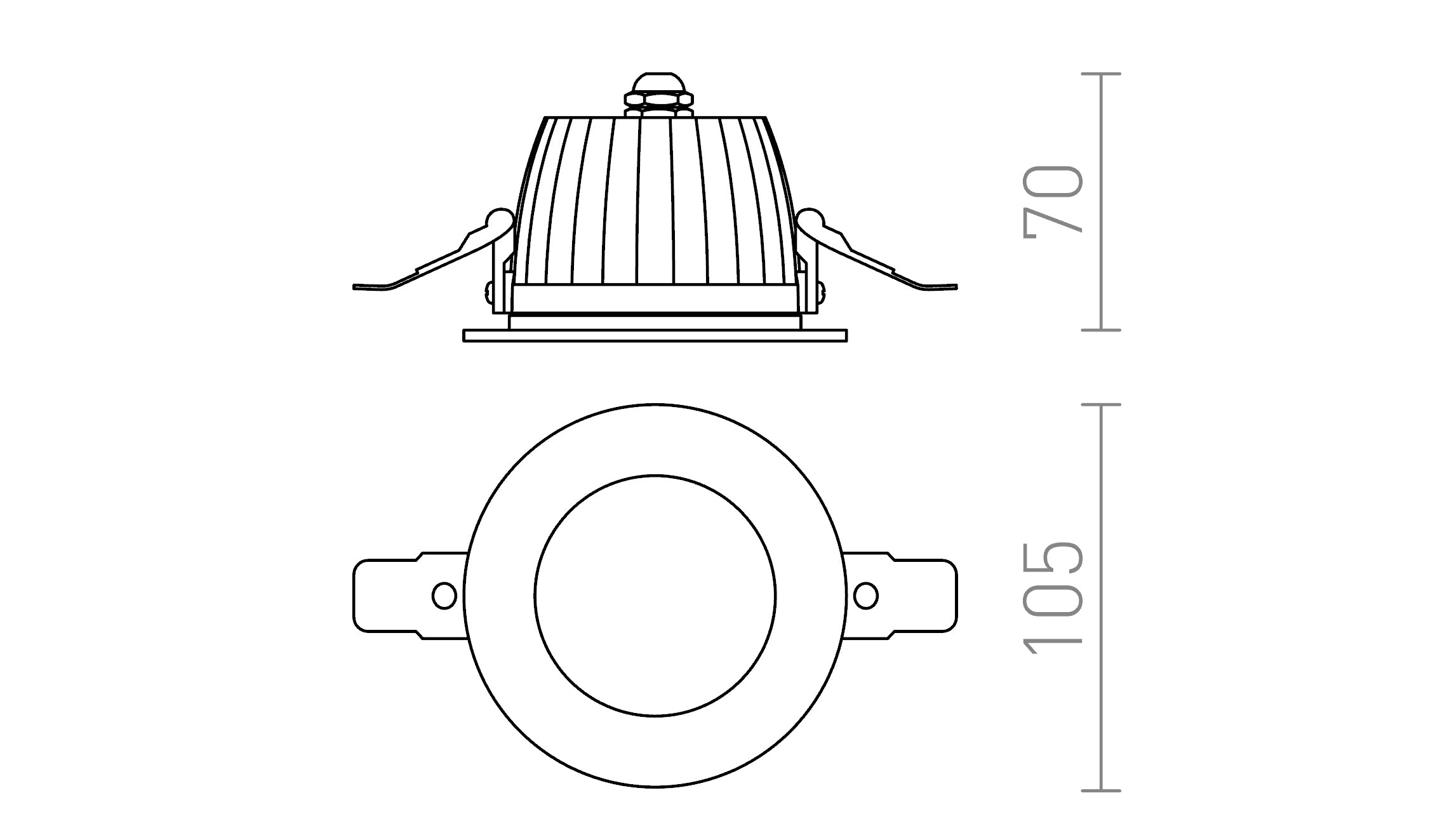 AMIGA ROND - Product sketch