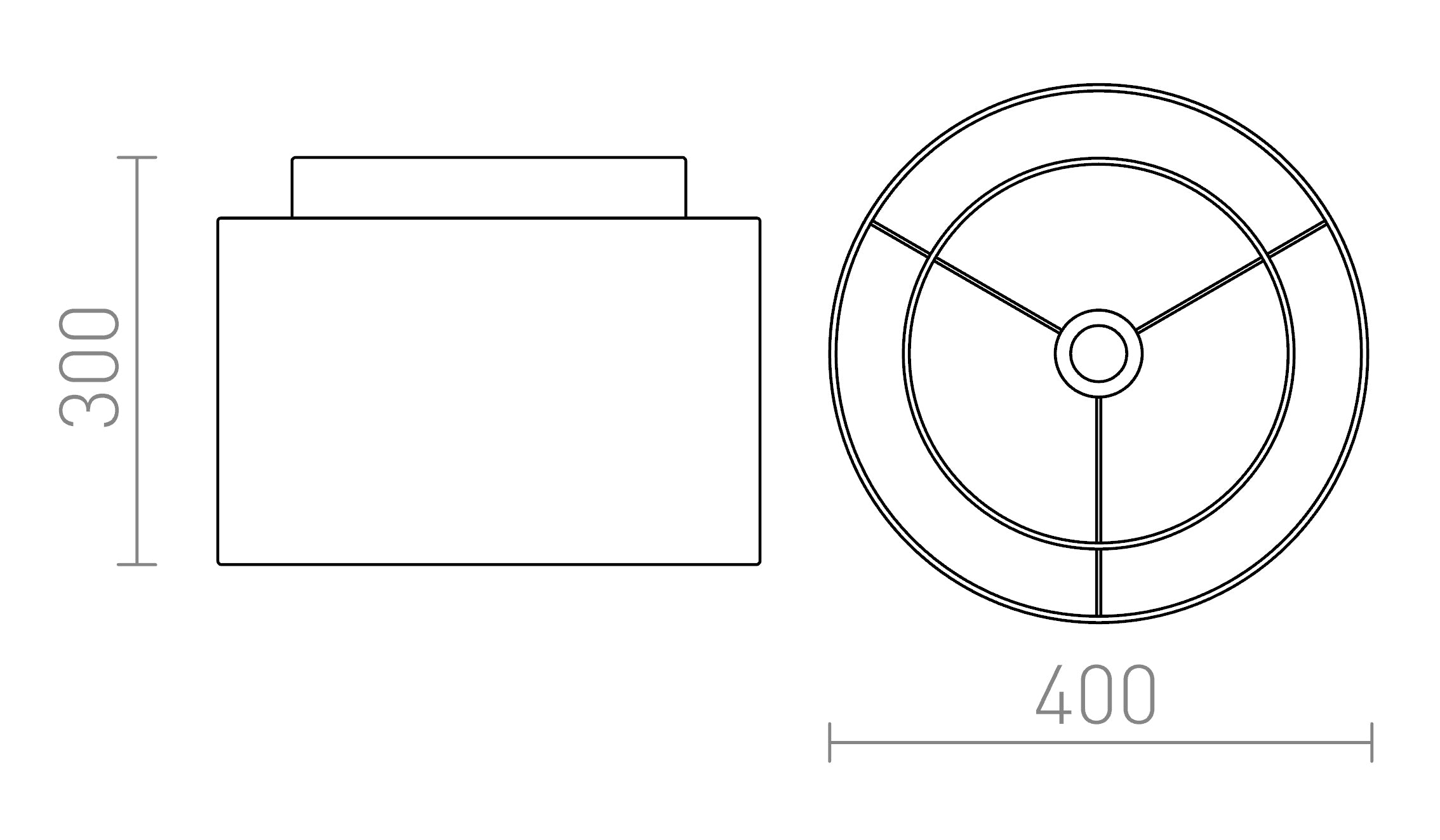 DOUBLE 40/30 - Product sketch