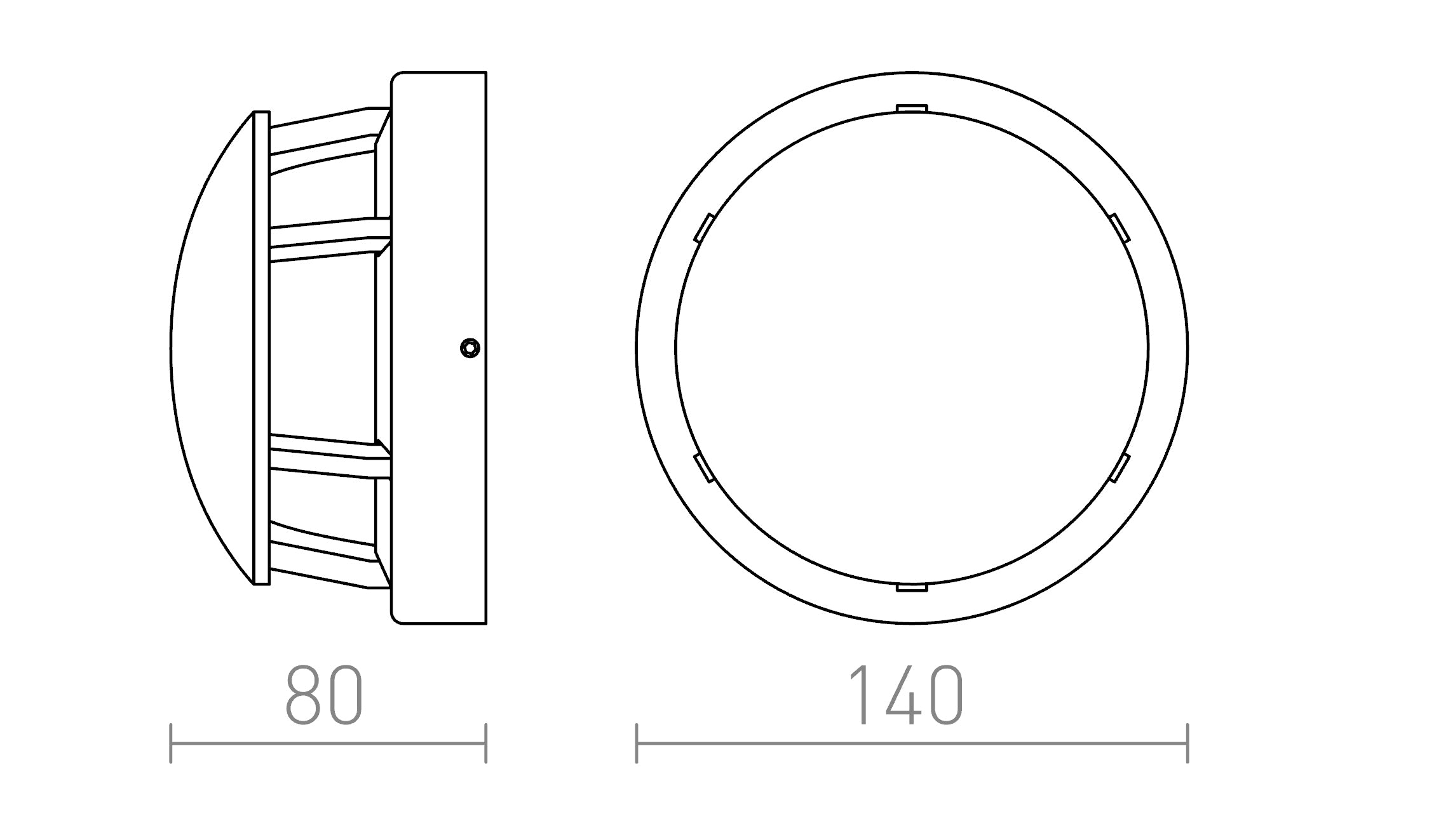 FAROS  extérieur lampe - Product sketch